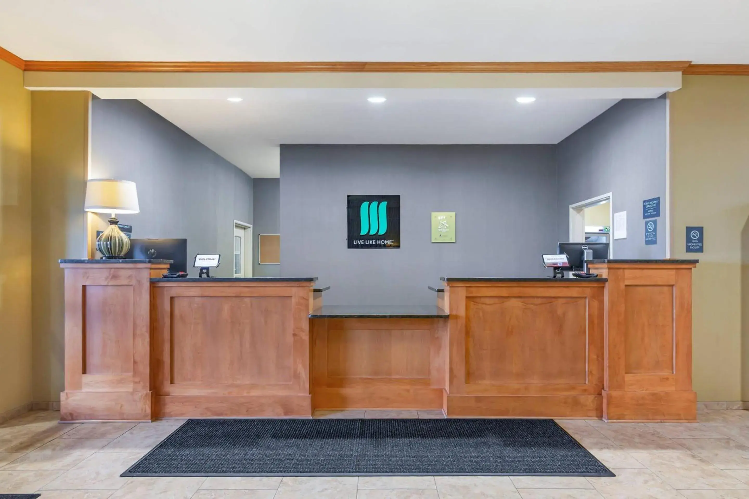 Lobby or reception in MainStay Suites Stanley Lobby or reception in MainStay Suites Stanley