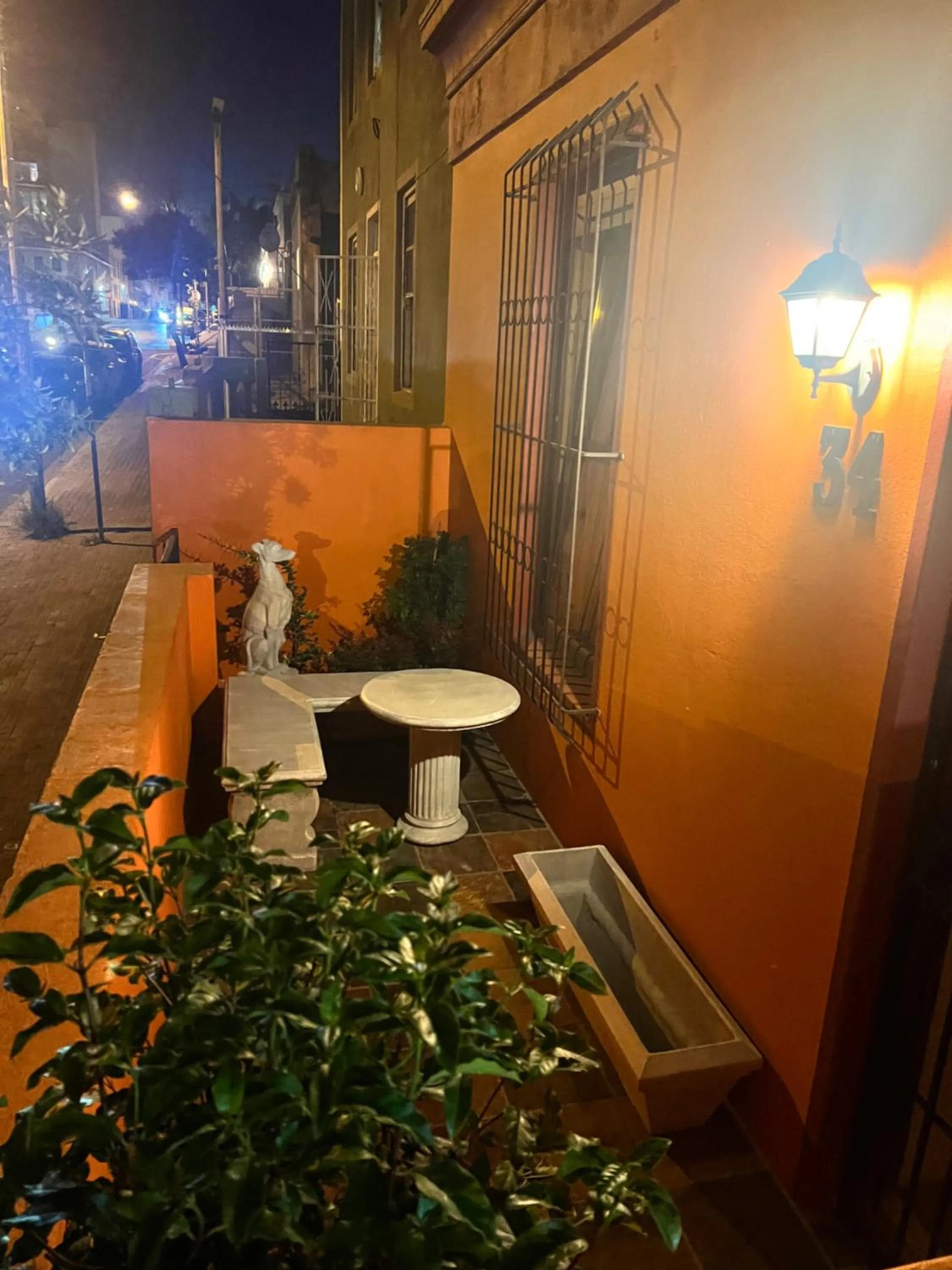 Patio in La Rose B&B