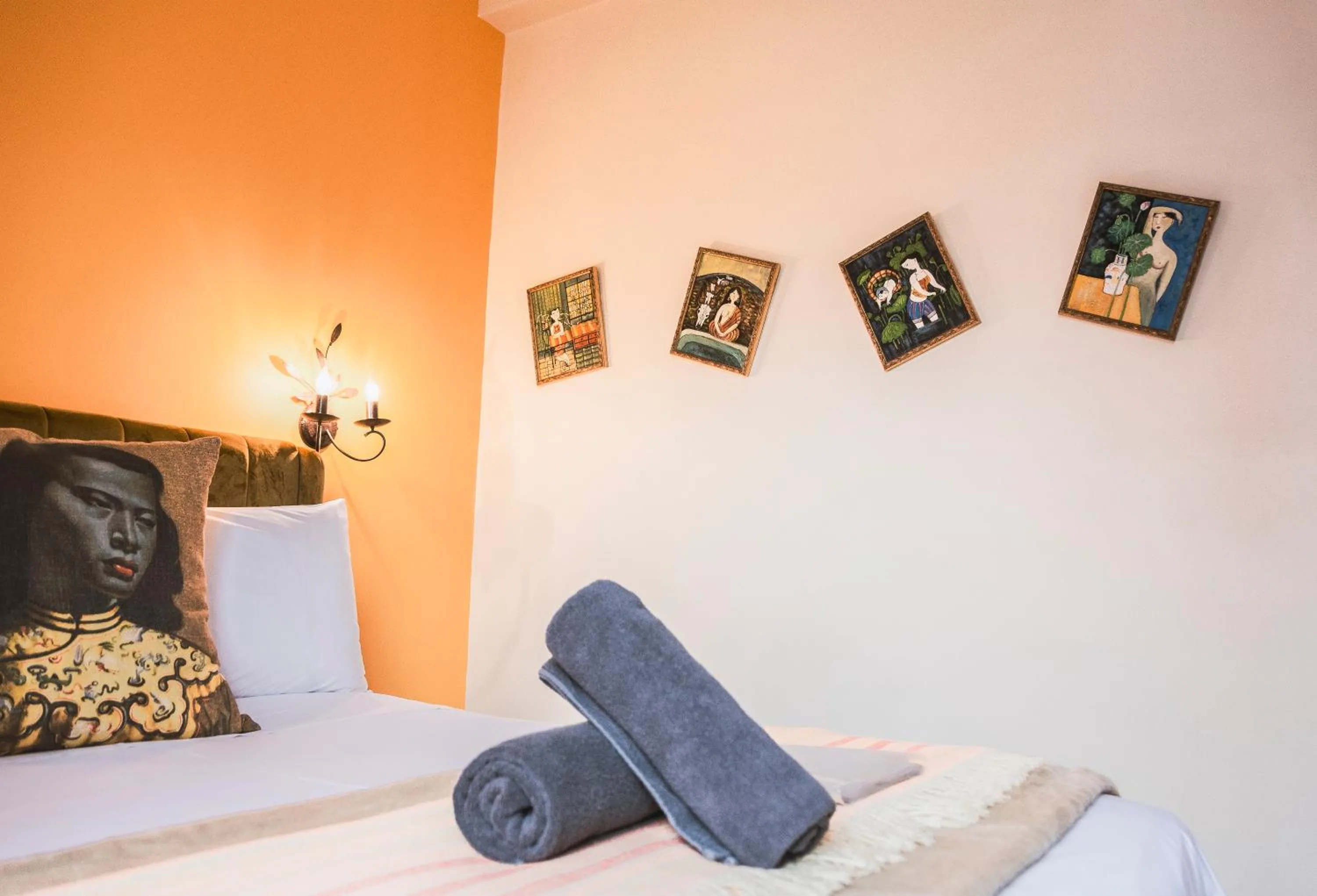 Bedroom, Bed in La Rose B&B