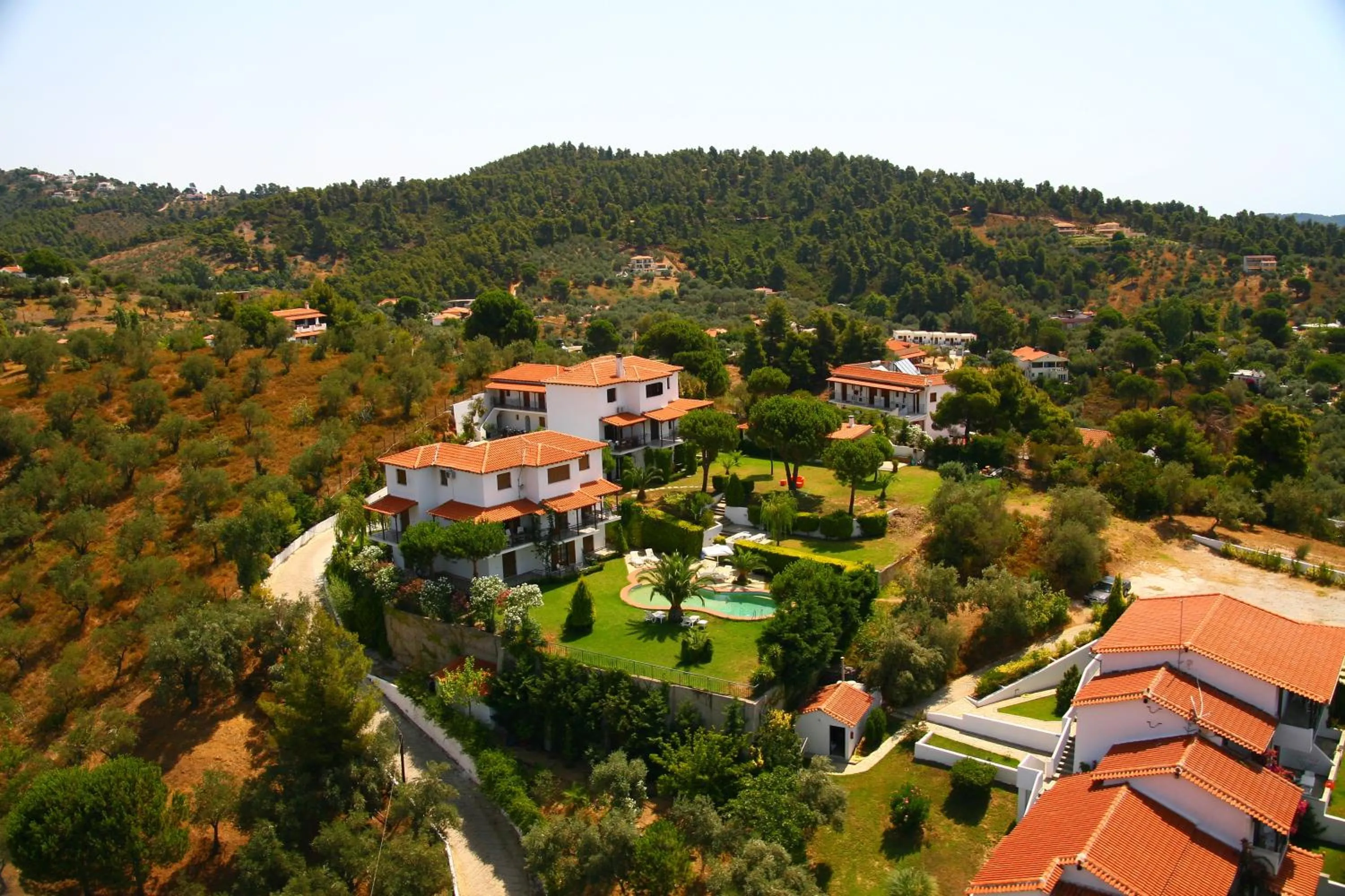 Bird's eye view in Villa POLYTIMI