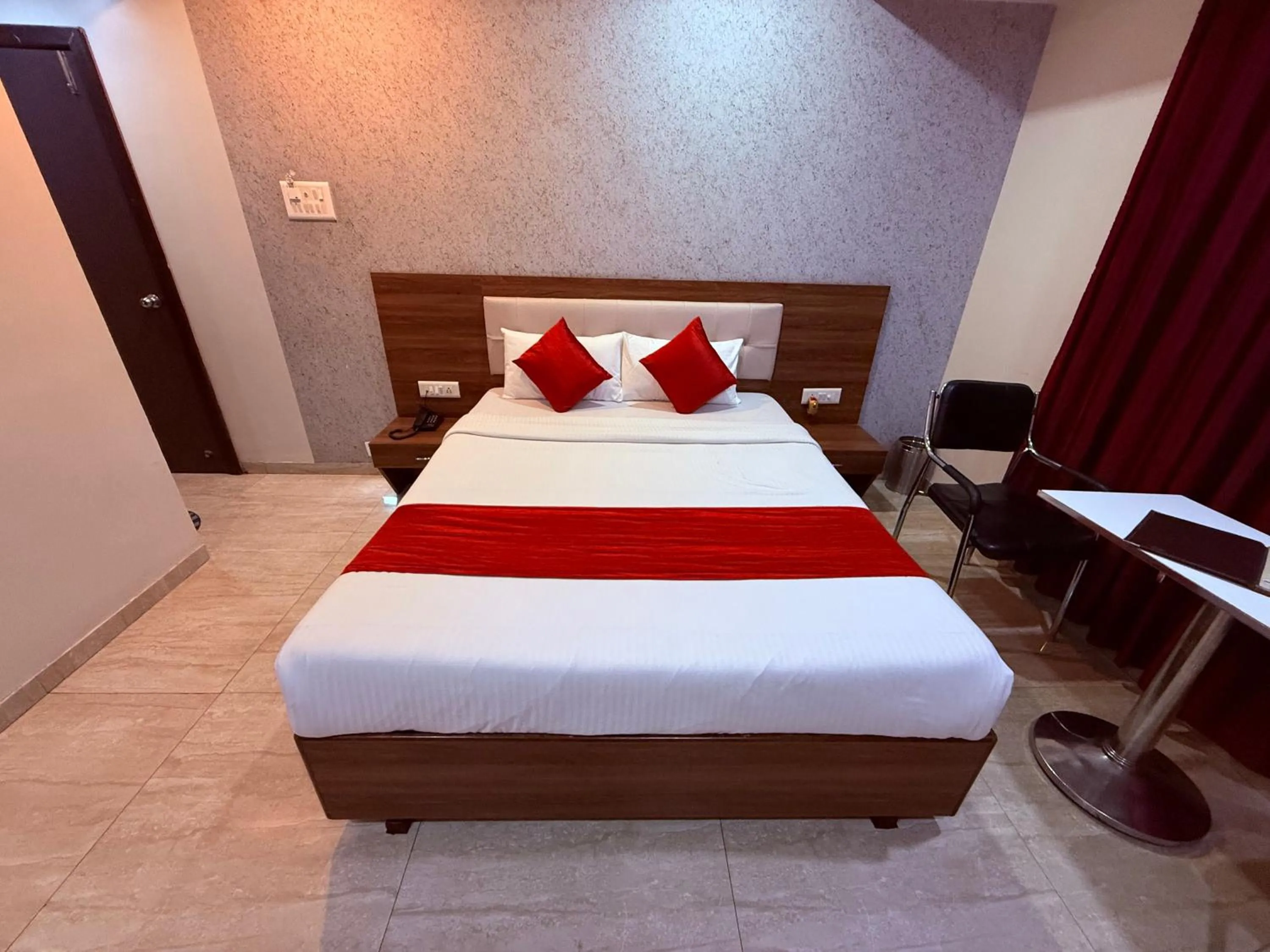 Photo of the whole room, Bed in Hotel Arya Residency Rabale