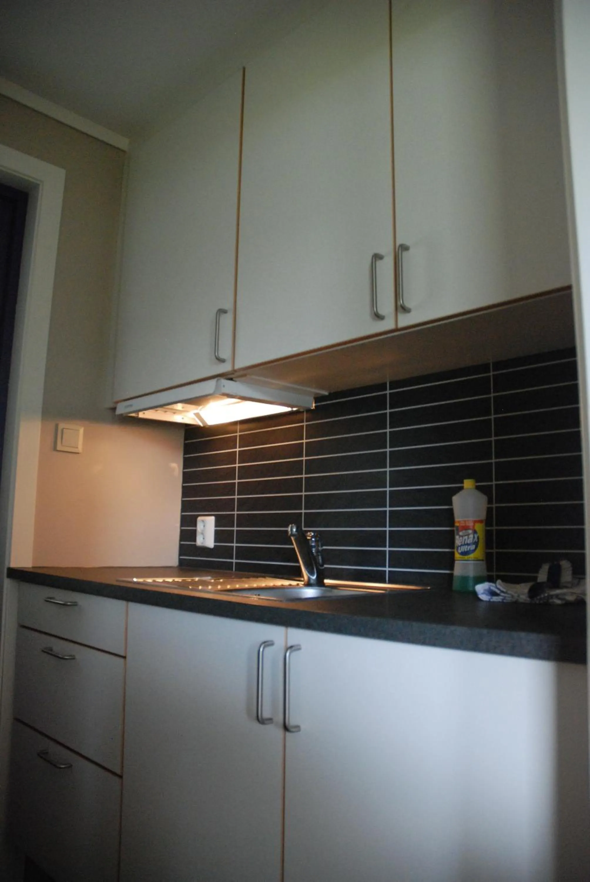 Kitchen or kitchenette in Fleischer's Motel