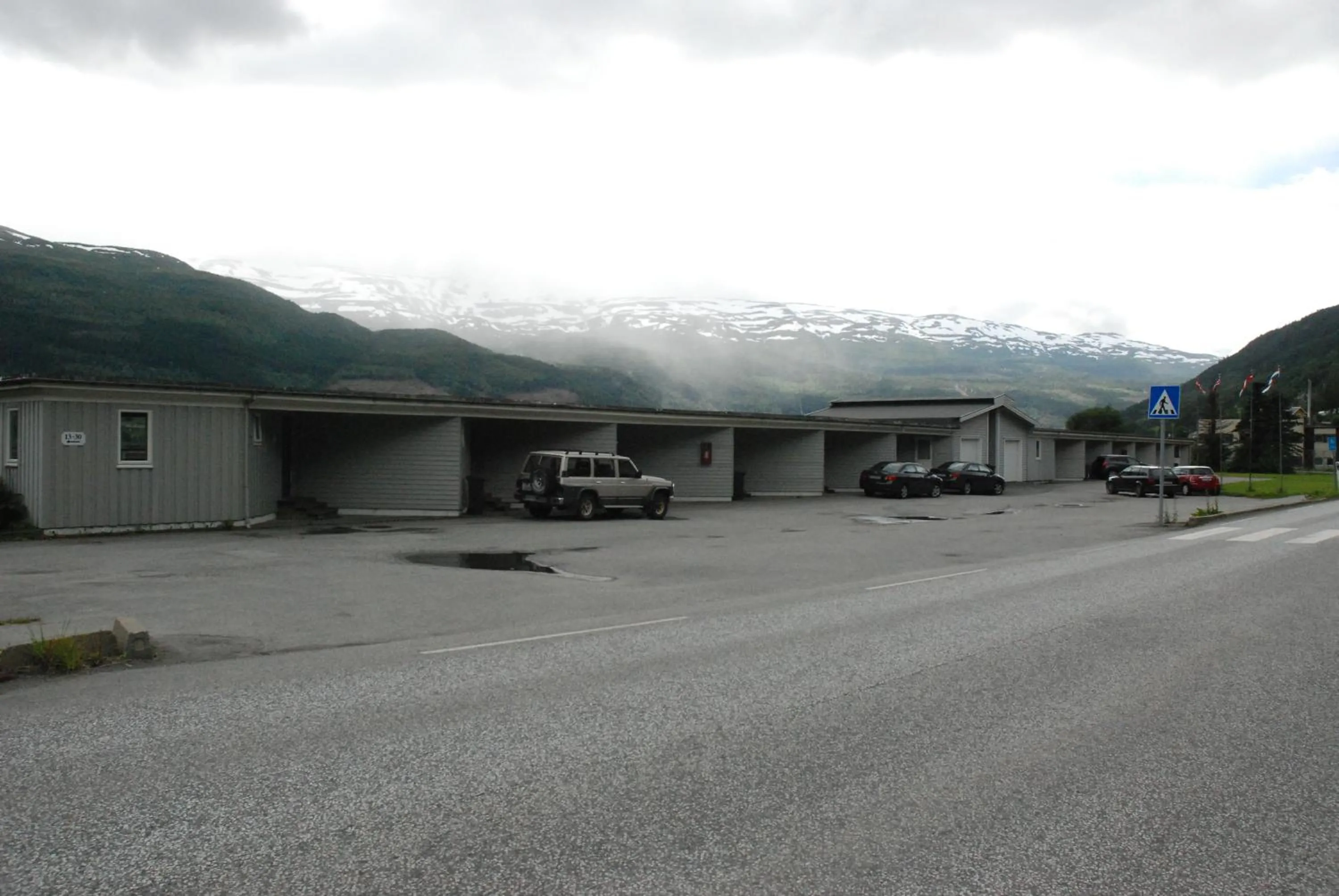 Facade/entrance in Fleischer's Motel