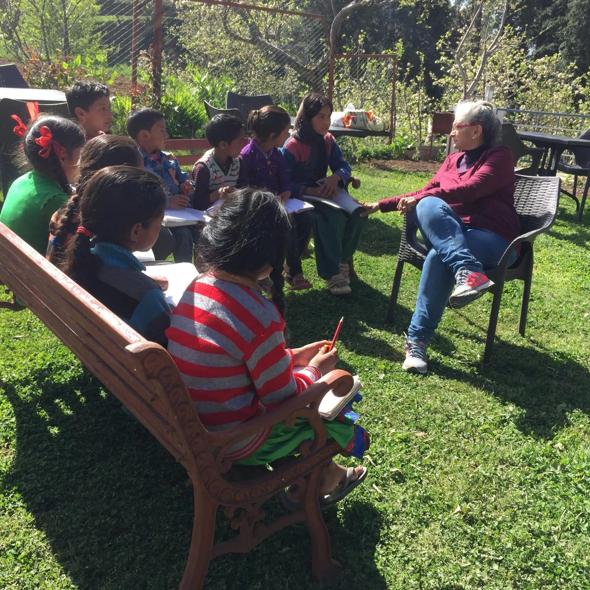 People in The Hermitage Kanatal