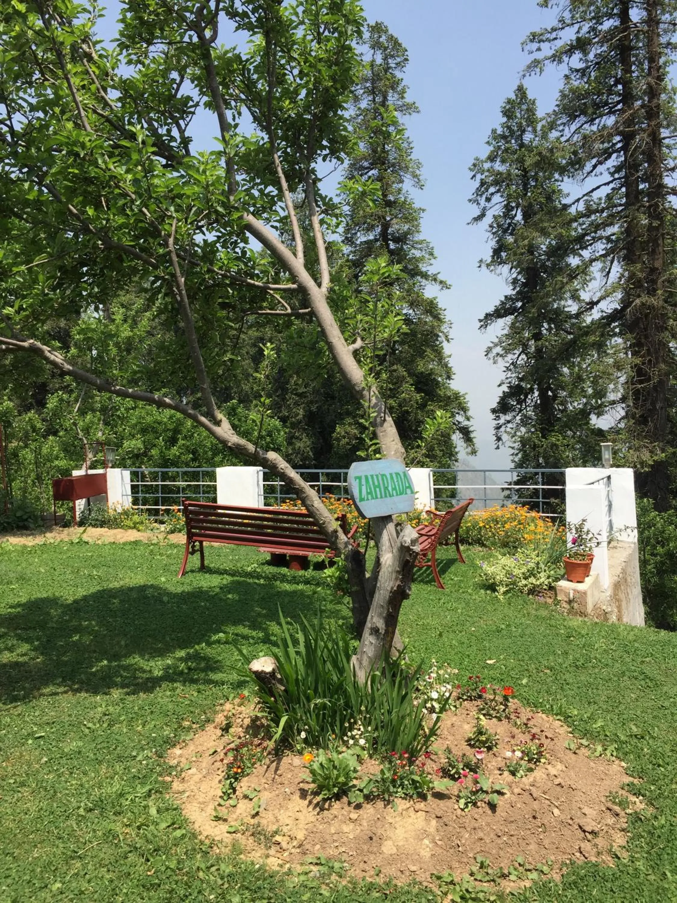 Garden in The Hermitage Kanatal
