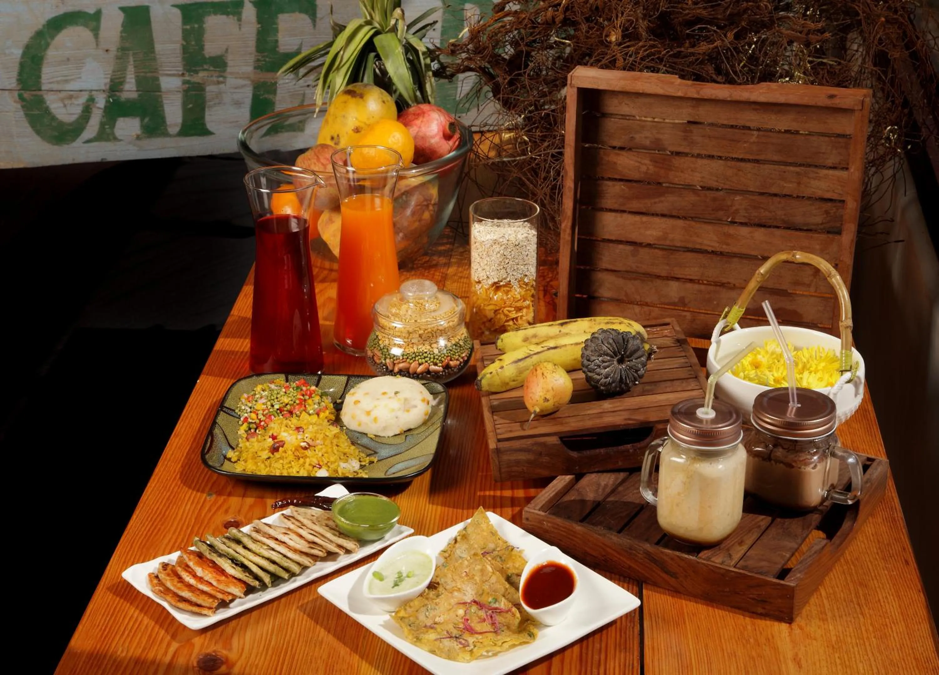 Continental breakfast in The Hermitage Kanatal