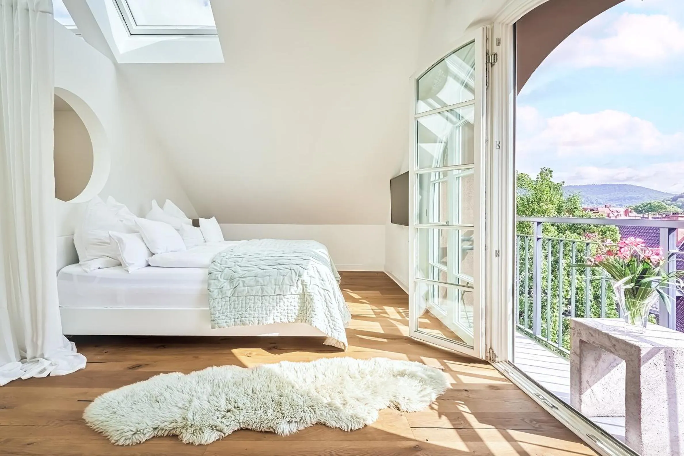 Bedroom, Bed in Boutique Suites and Residences Heidelberg- Alte Zigarrenmanufaktur