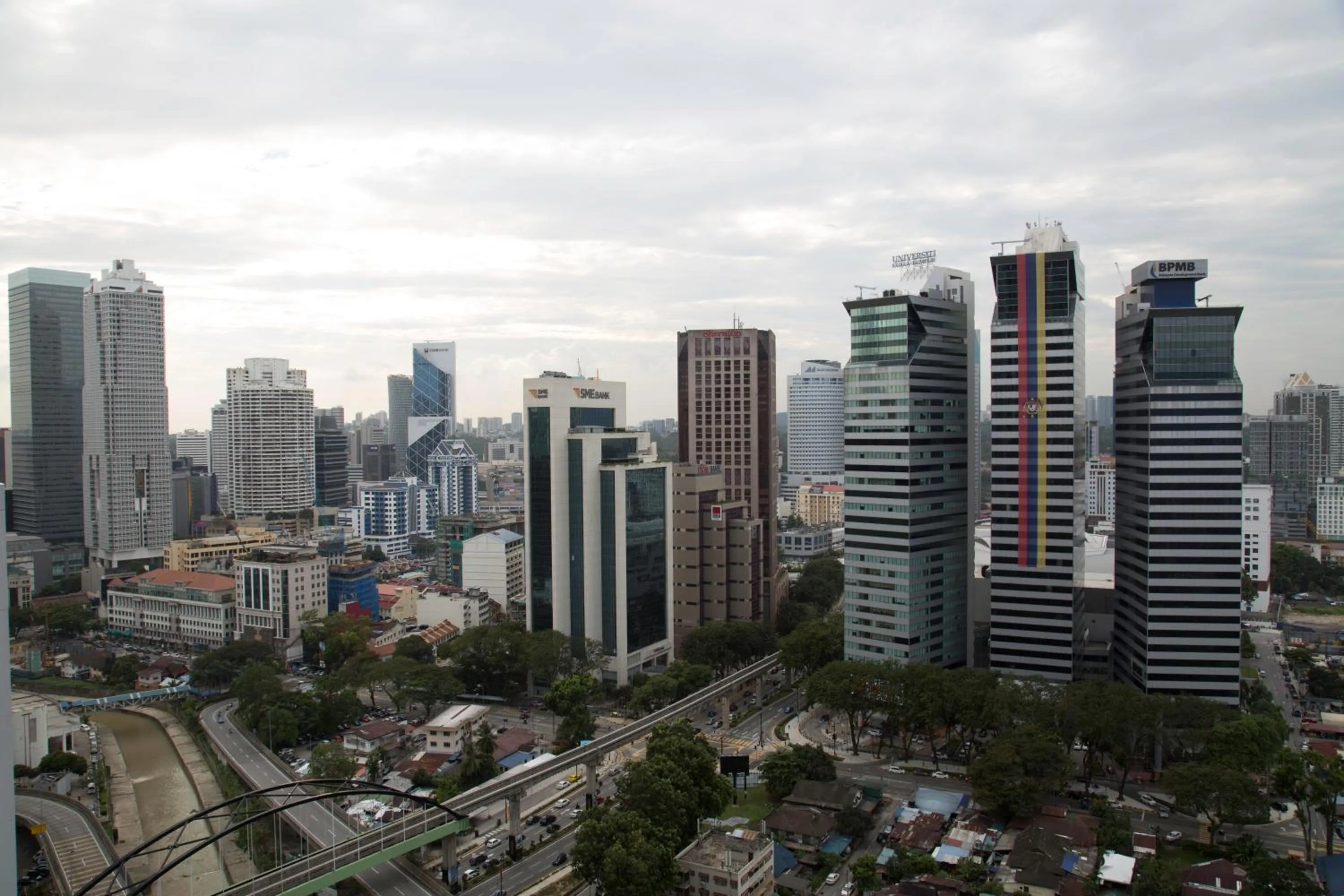 City view in Mercu Summer Suites Bernice KLCC