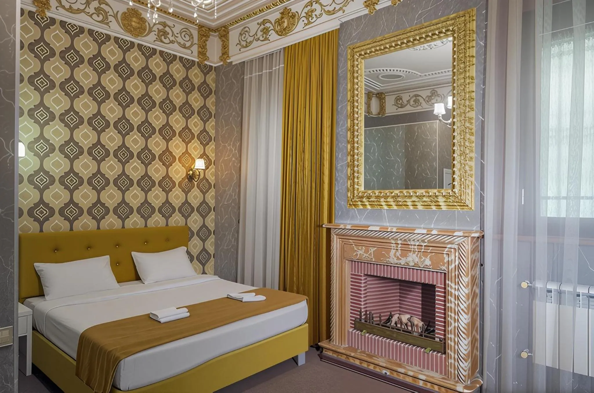 Bed in Nizami Boutique Hotel