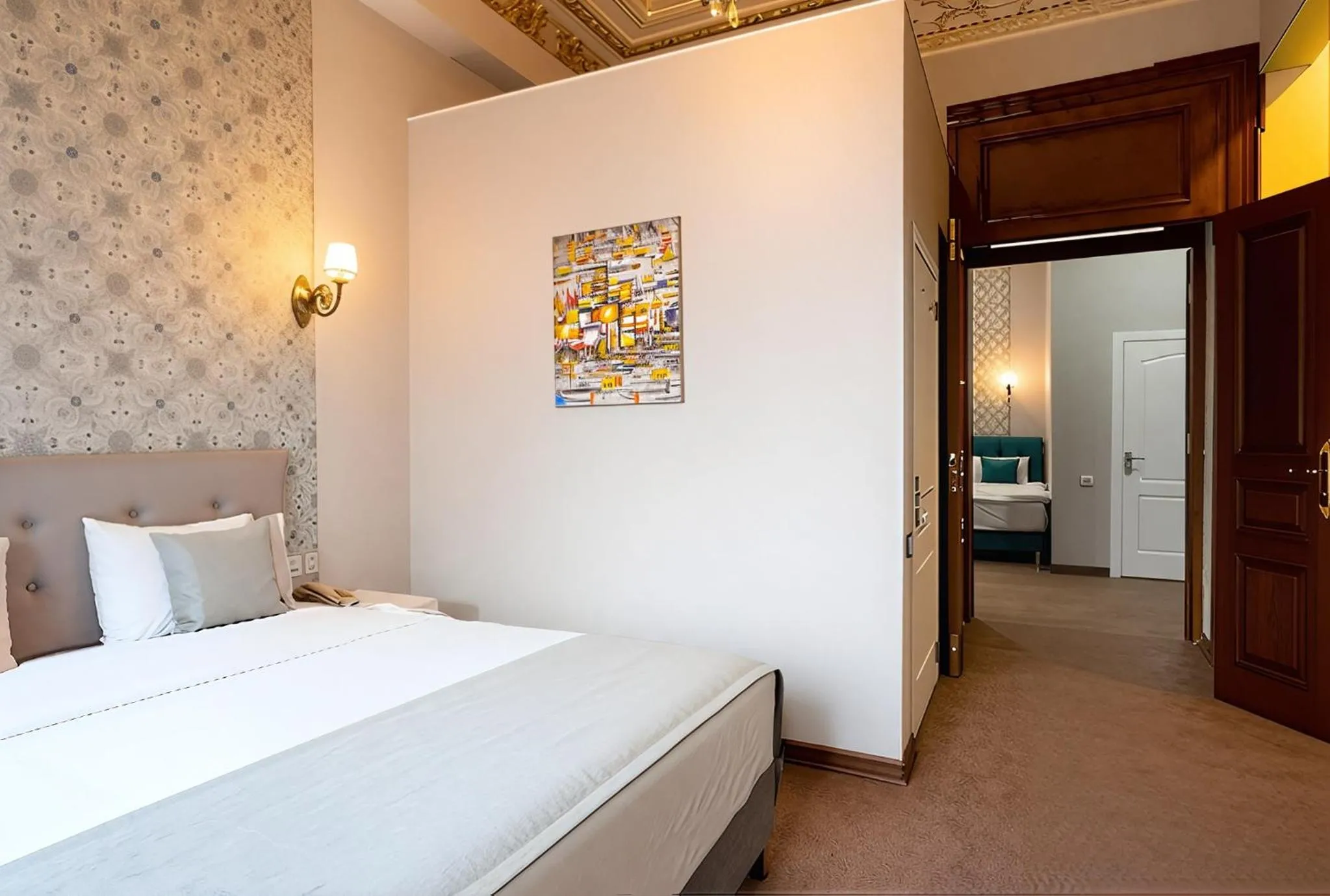 Bed in Nizami Boutique Hotel