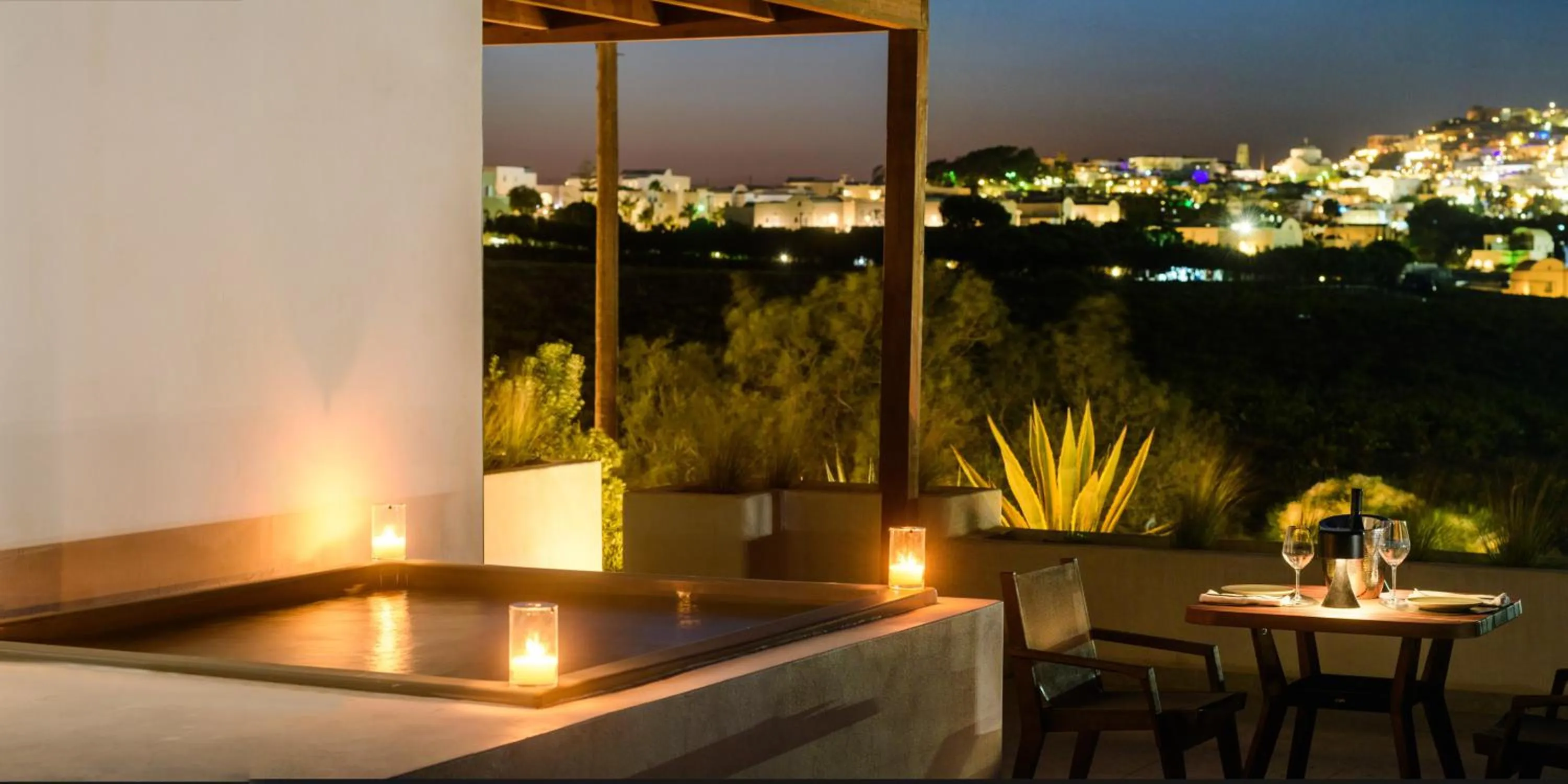 Hot Tub in Safrani Suites