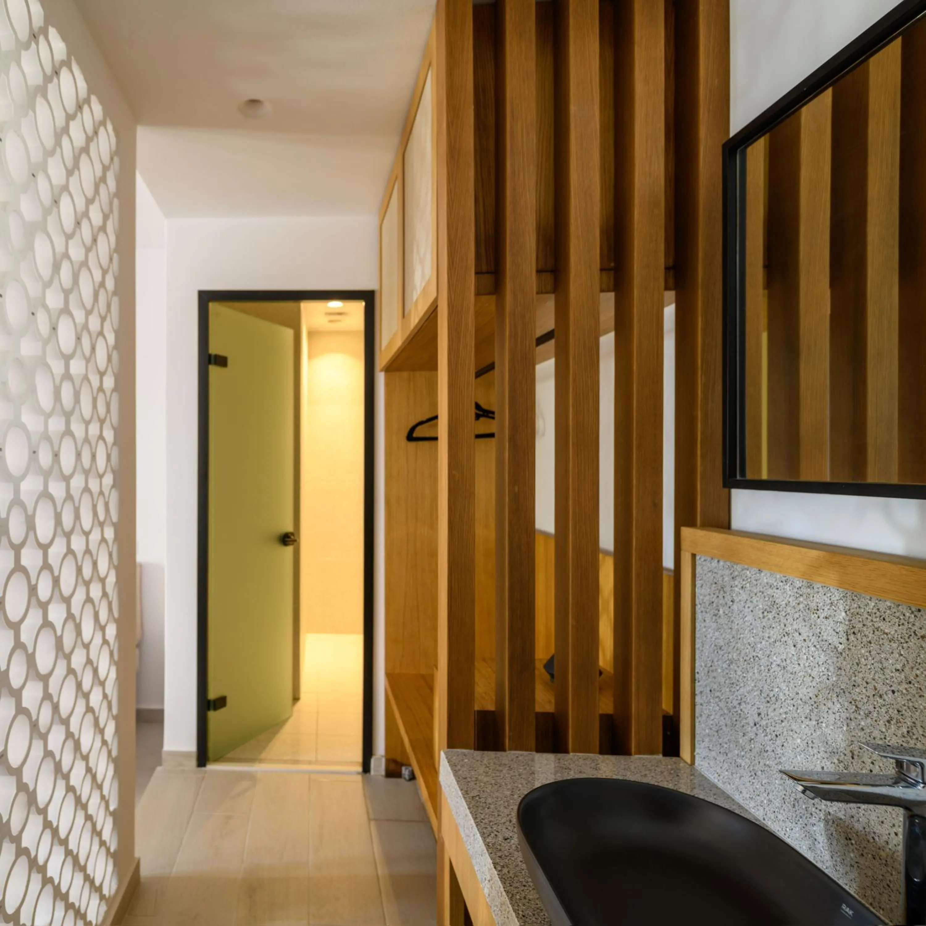 Shower in Safrani Suites