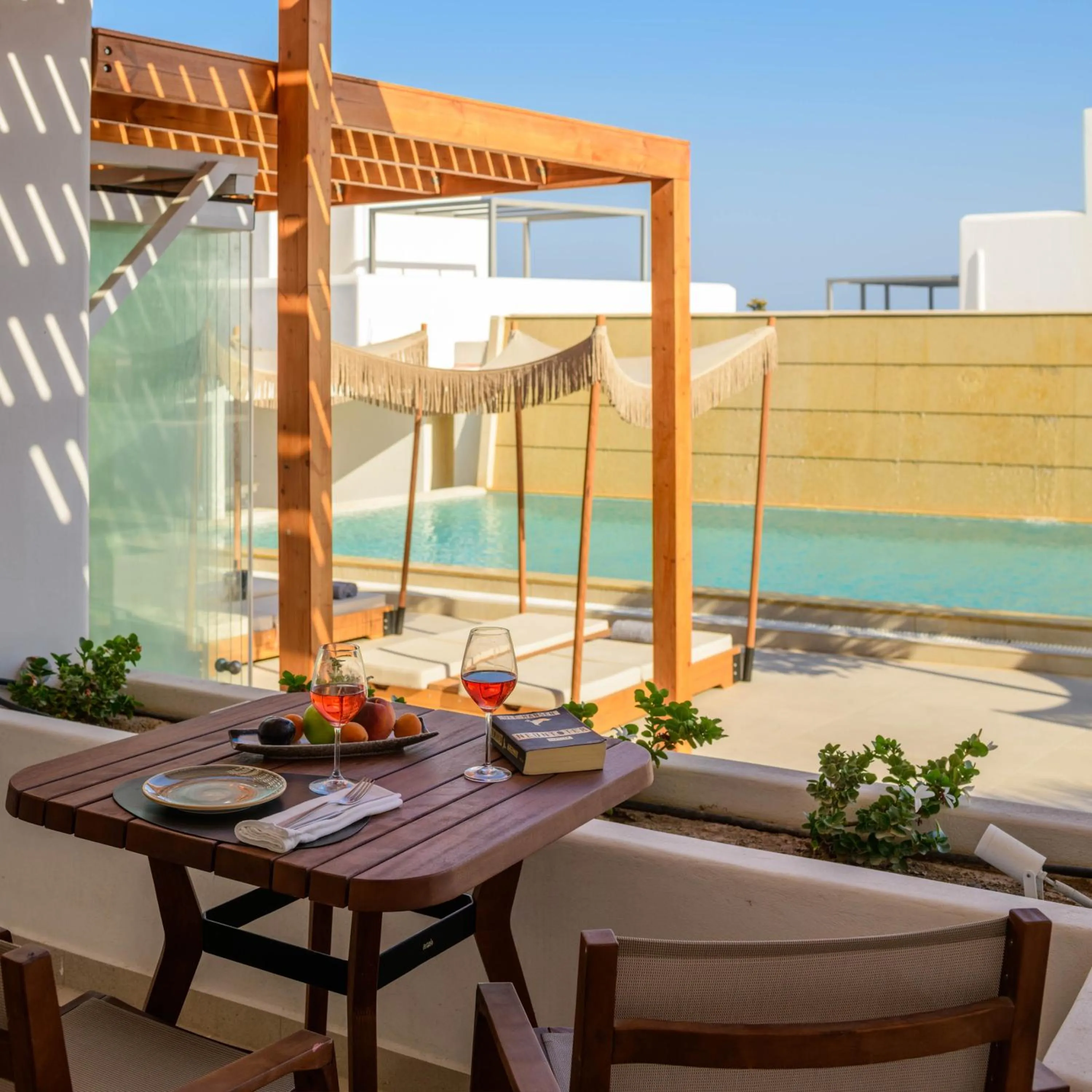 Patio in Safrani Suites