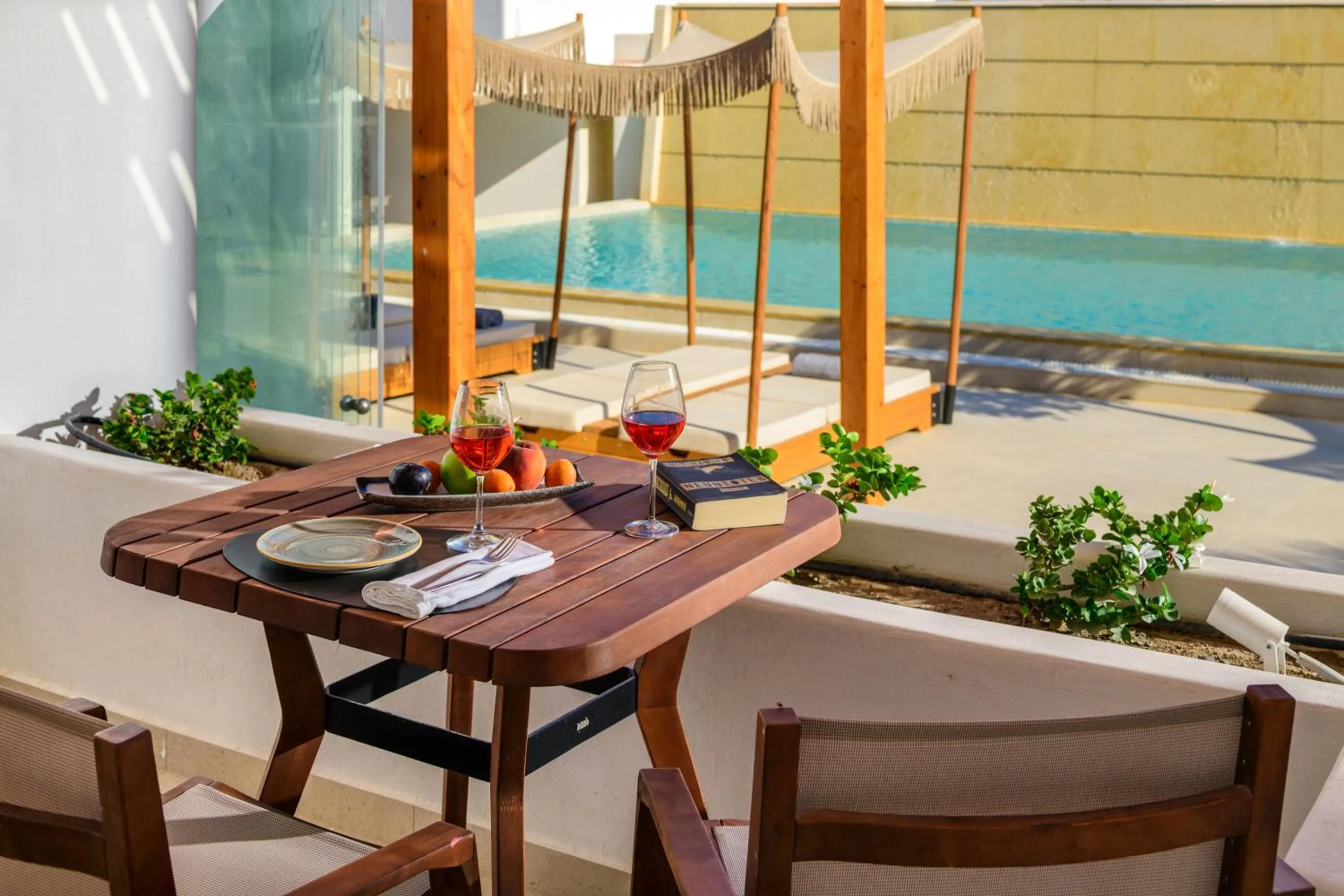 Patio in Safrani Suites