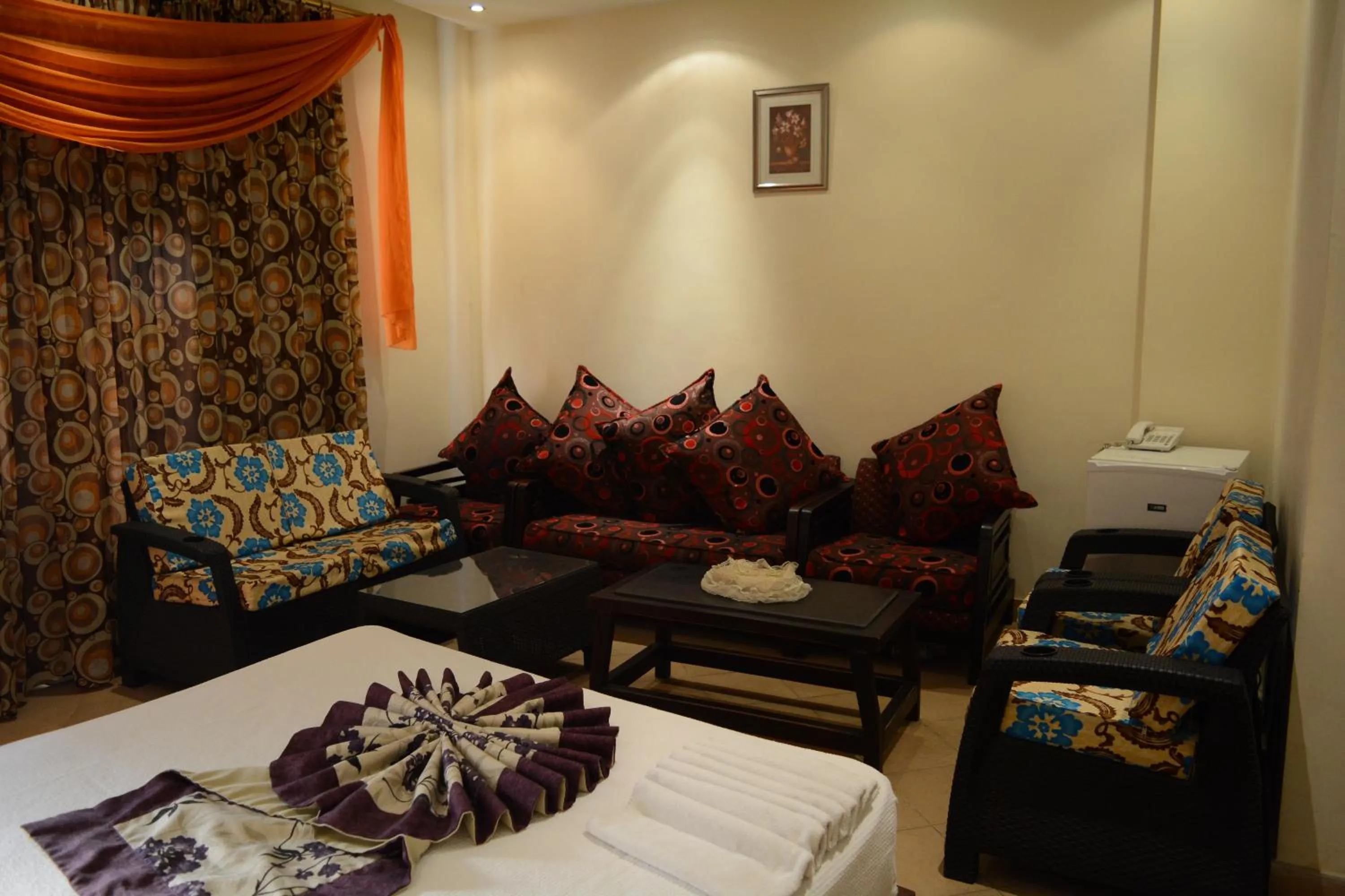 Decorative detail, Bed in Jewel Glorious Hotel