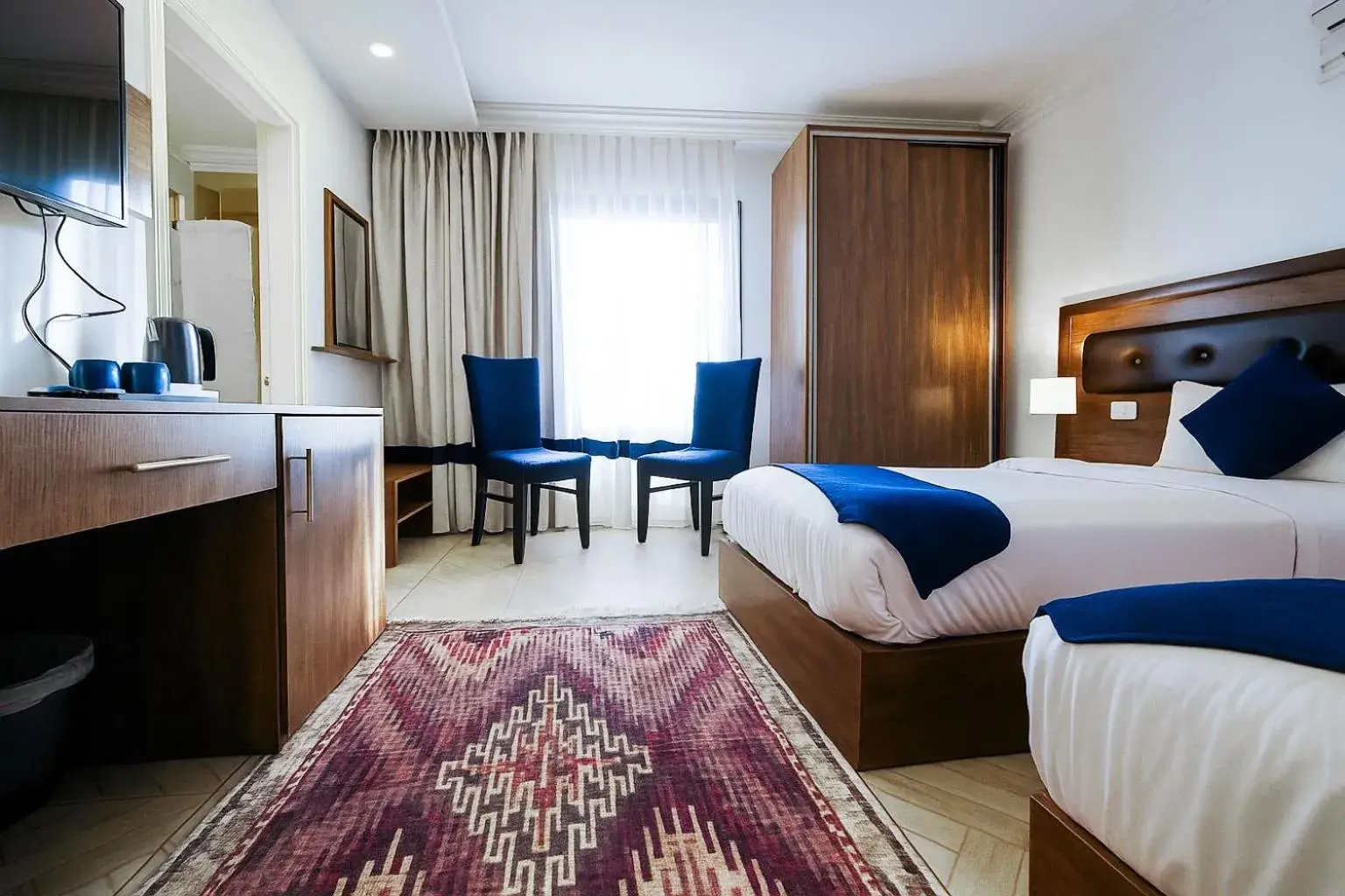 Twin Room with Balcony in Corner View Hotel Twin Room with Balcony in Corner View Hotel