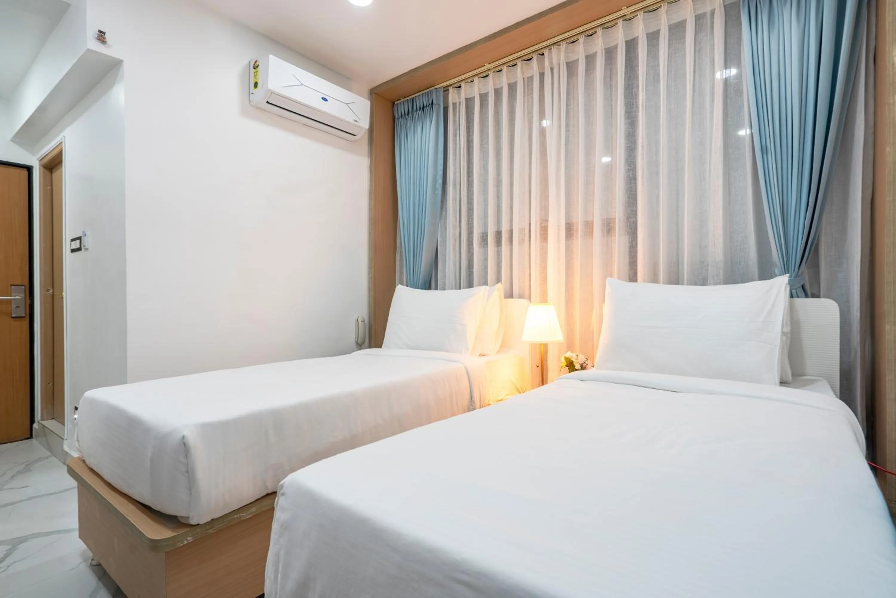 View (from property/room), Bed in Rcc Hotels Gachibowli