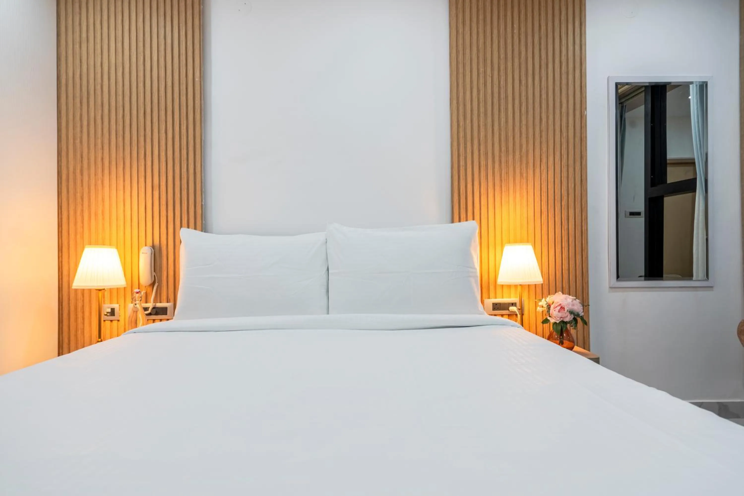 Bed in Rcc Hotels Gachibowli