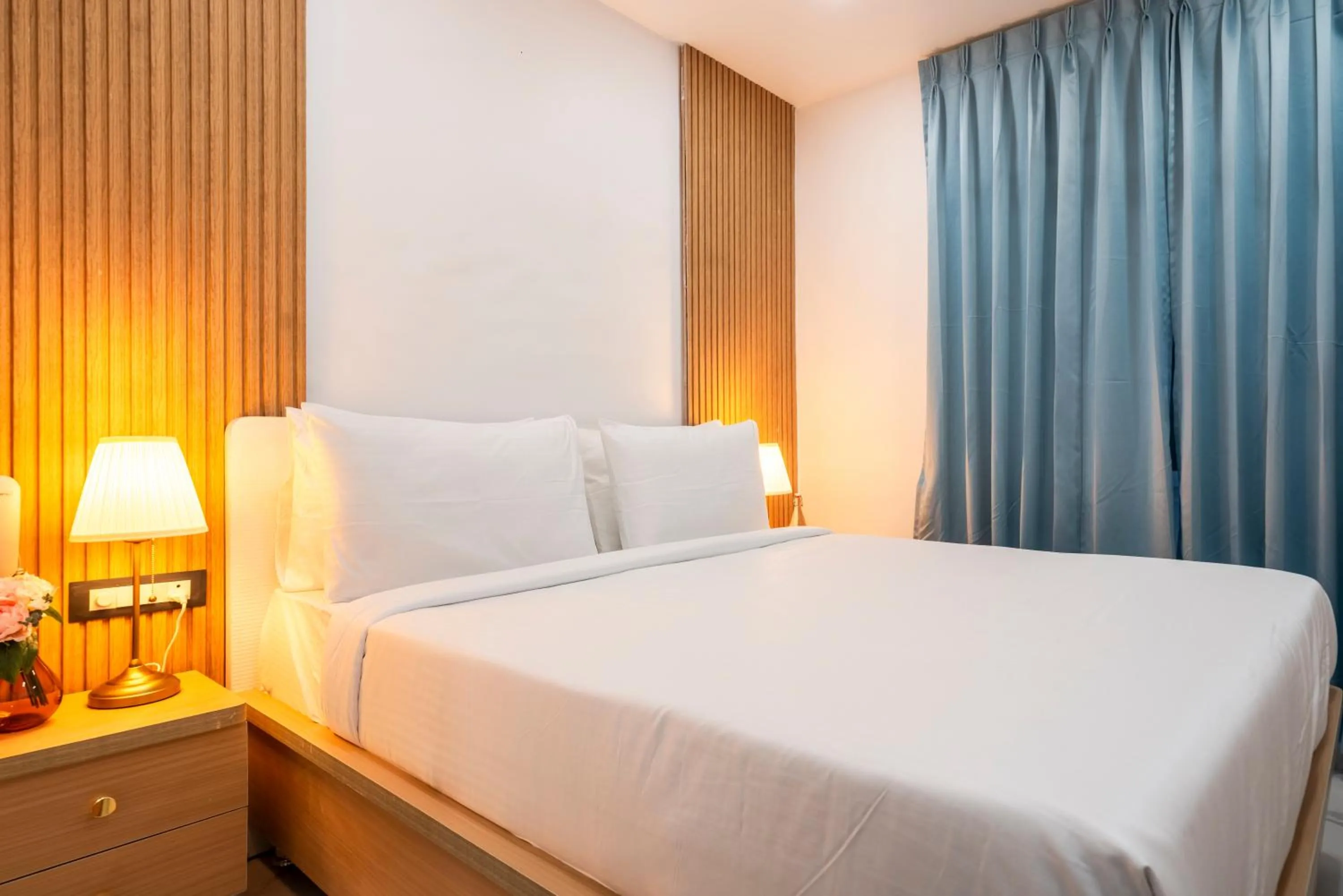 Bed in Rcc Hotels Gachibowli