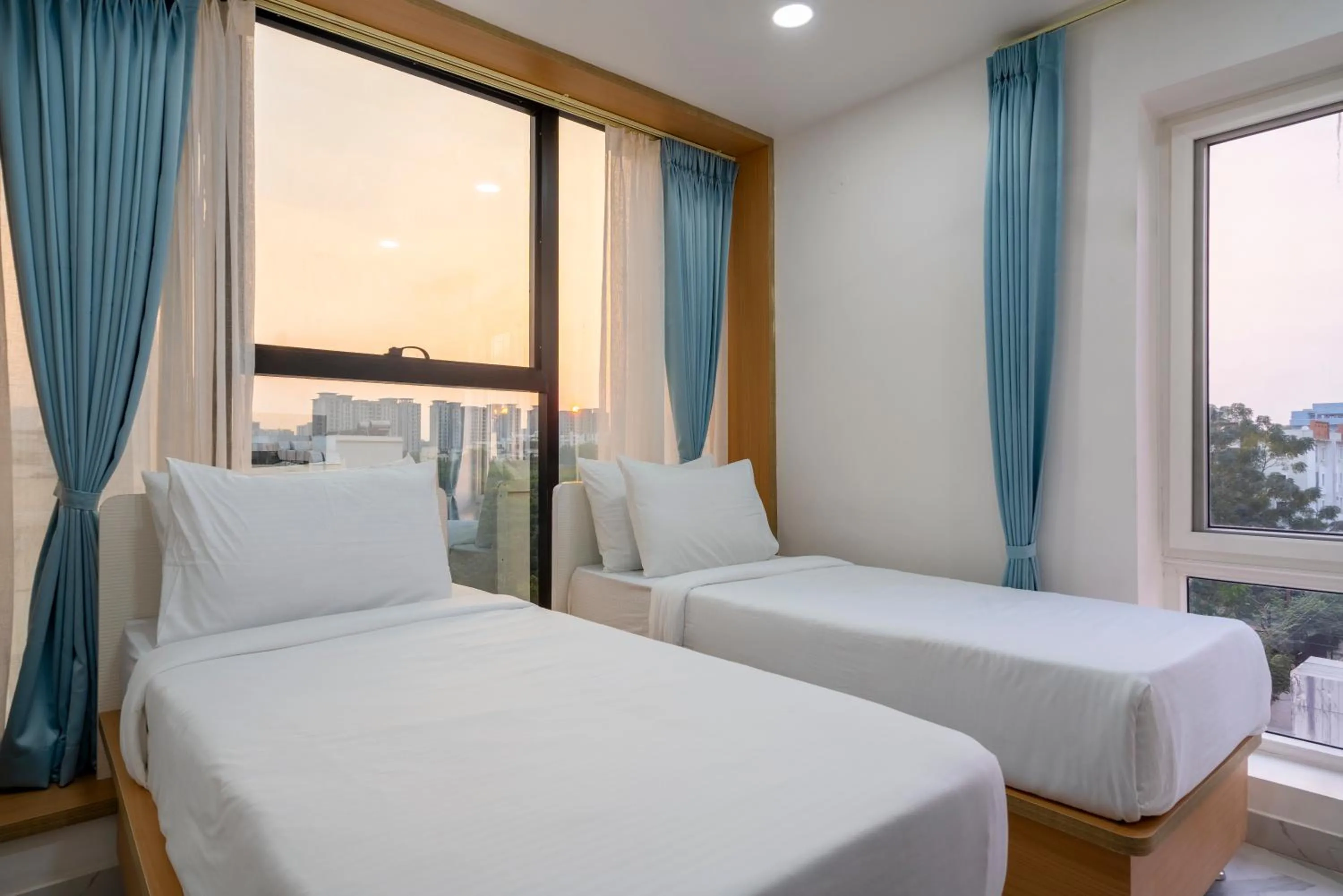 Bed in Rcc Hotels Gachibowli