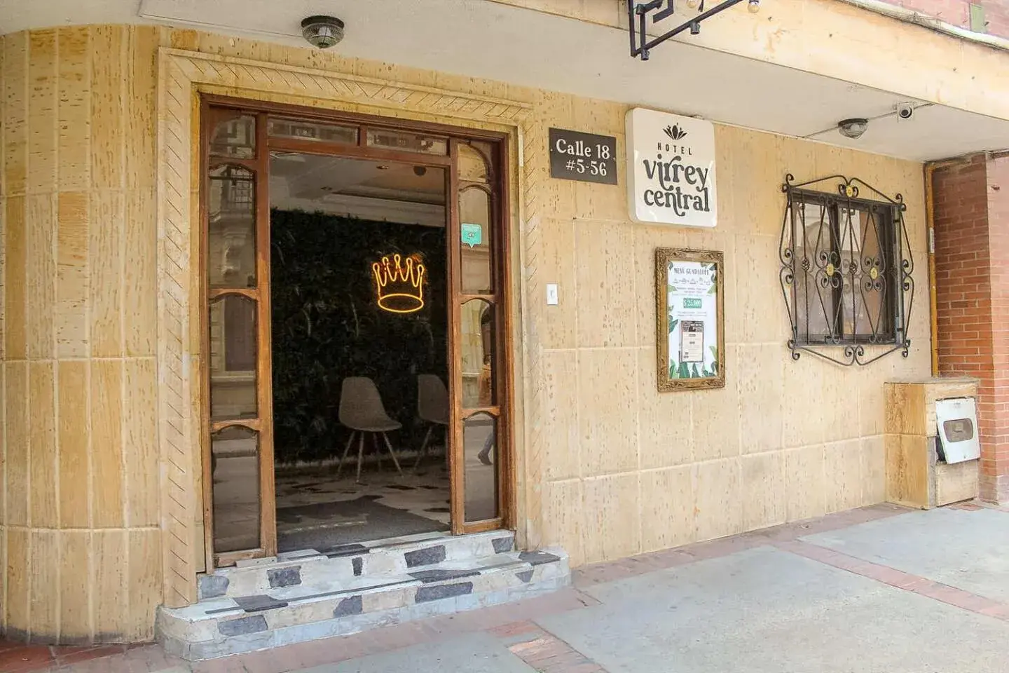 Facade/entrance in Hotel Virrey Central Facade/entrance in Hotel Virrey Central