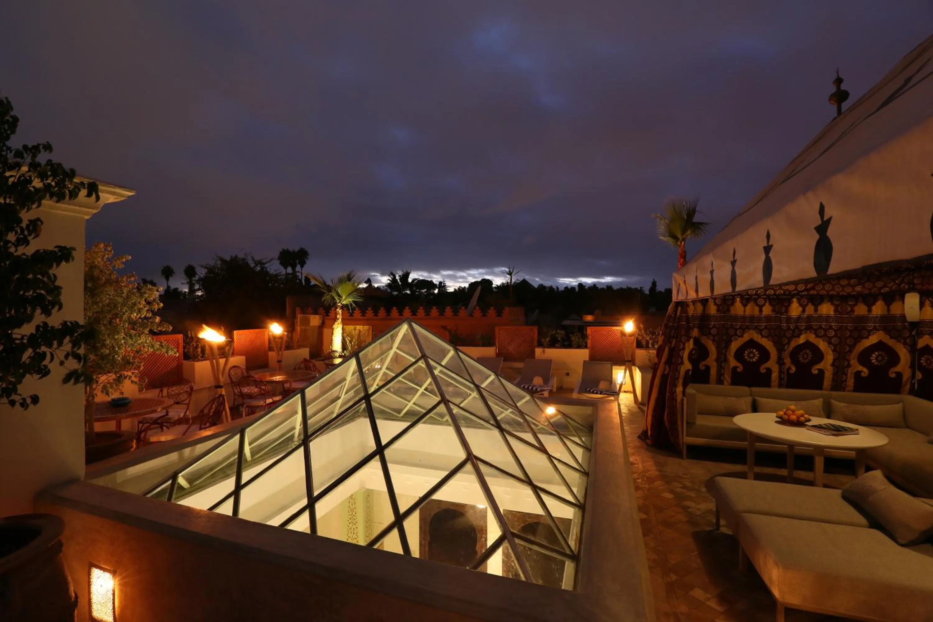 Balcony/Terrace in Riad Enchanté