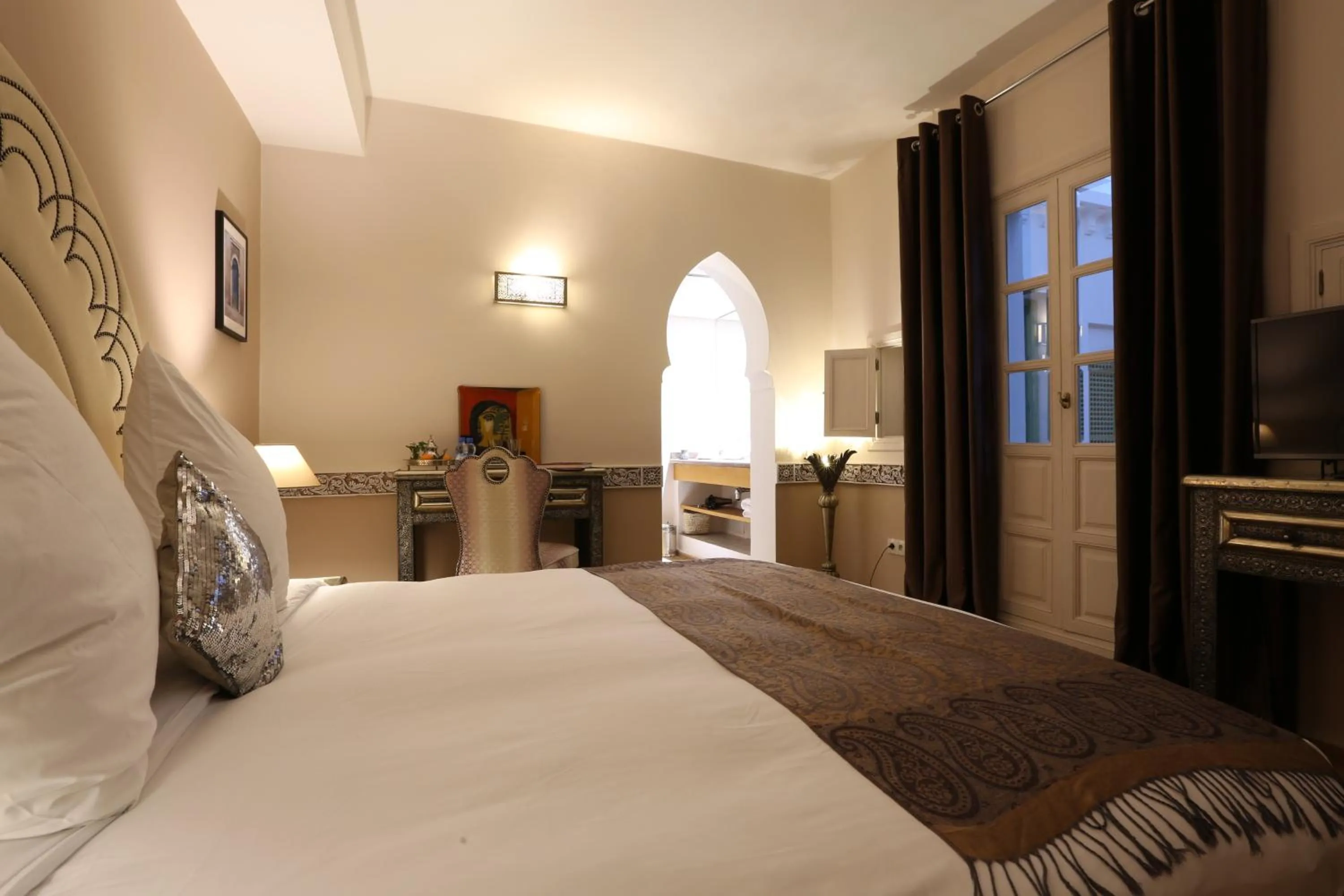 Bedroom, Bed in Riad Enchanté