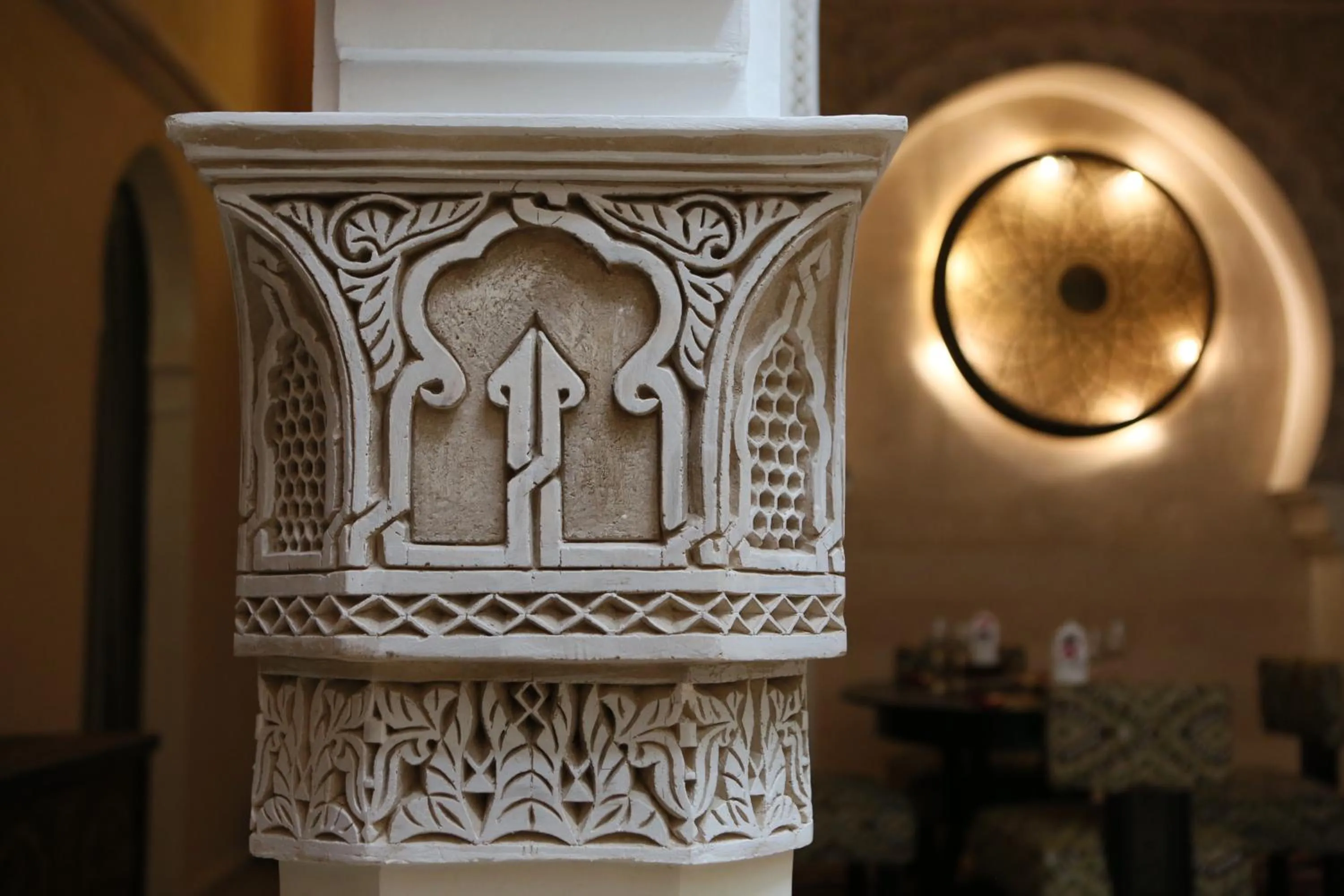 Decorative detail in Riad Enchanté