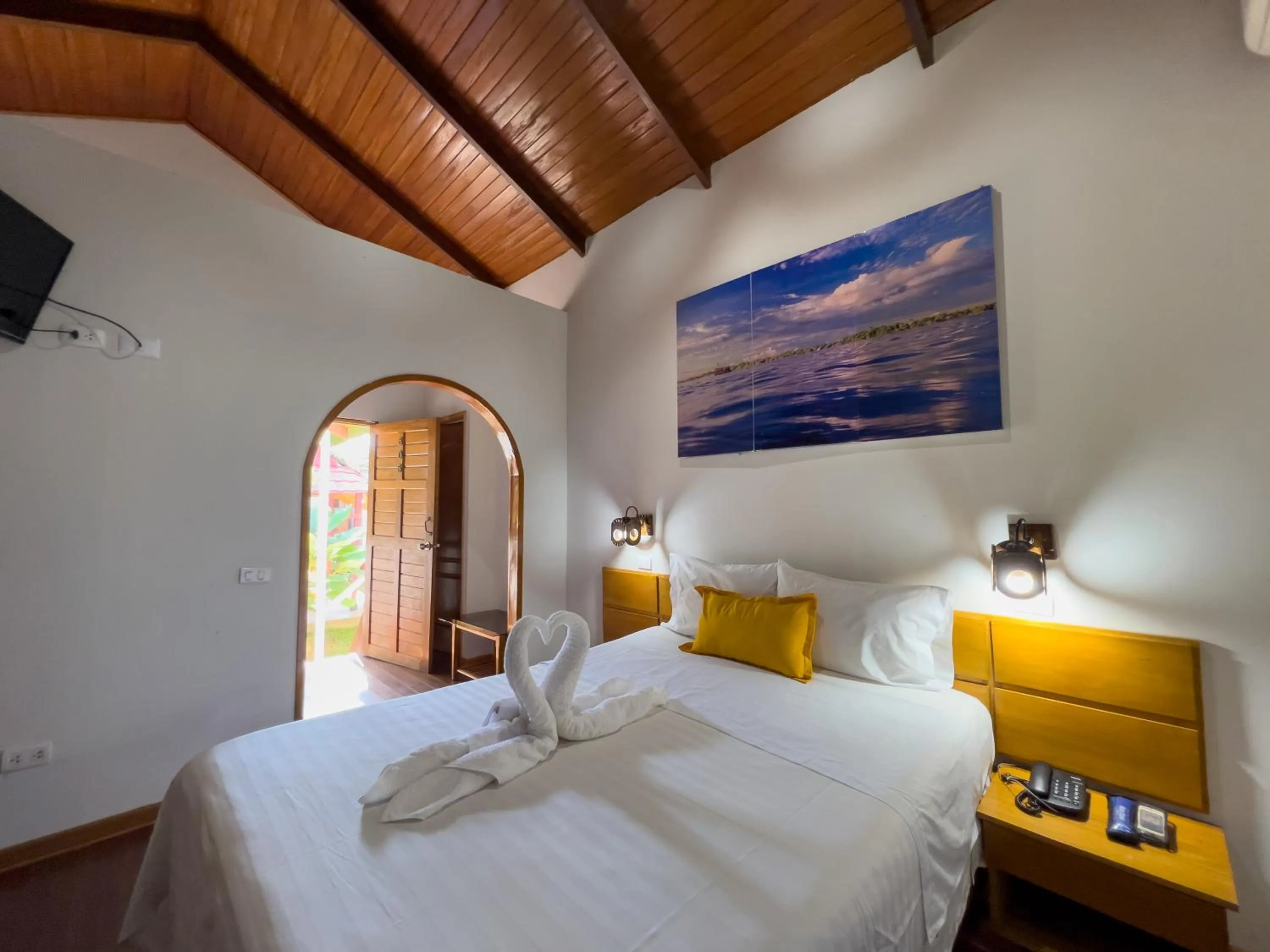 Bed in Los Gavilanes Hotel