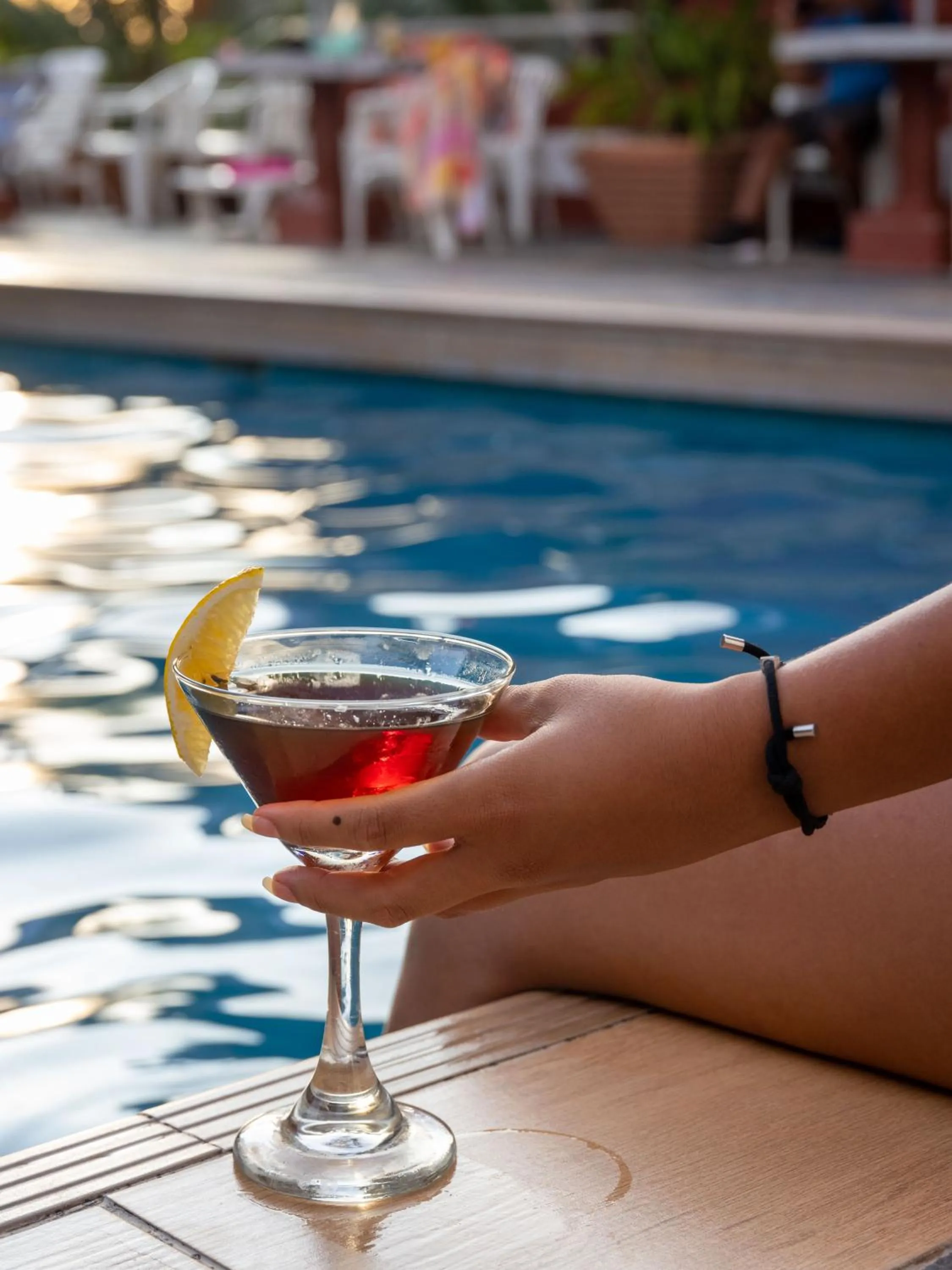 Drinks in Los Gavilanes Hotel