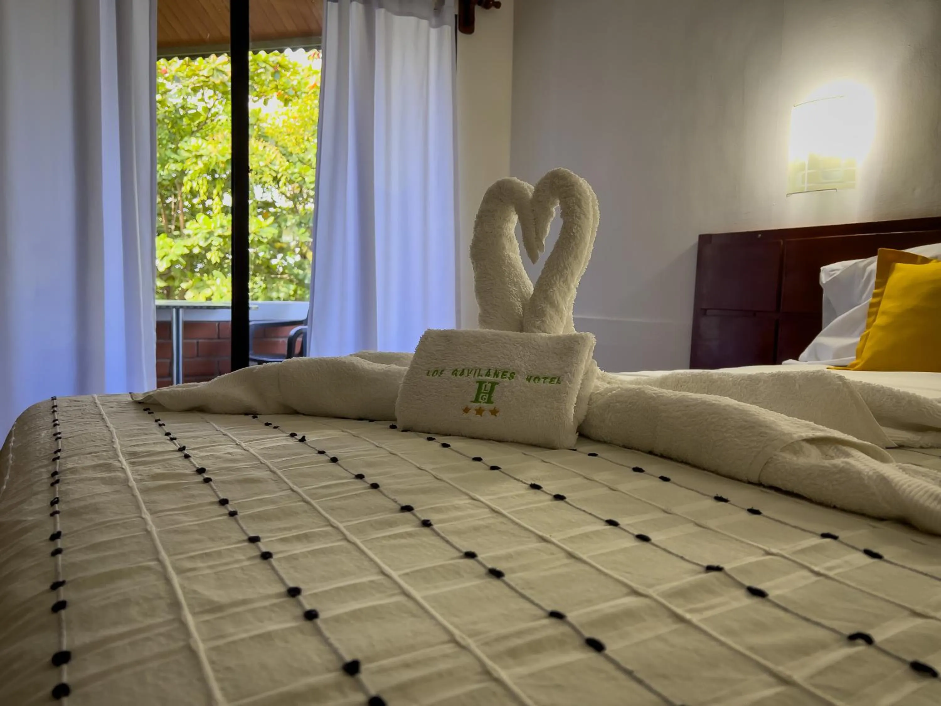 Bed in Los Gavilanes Hotel