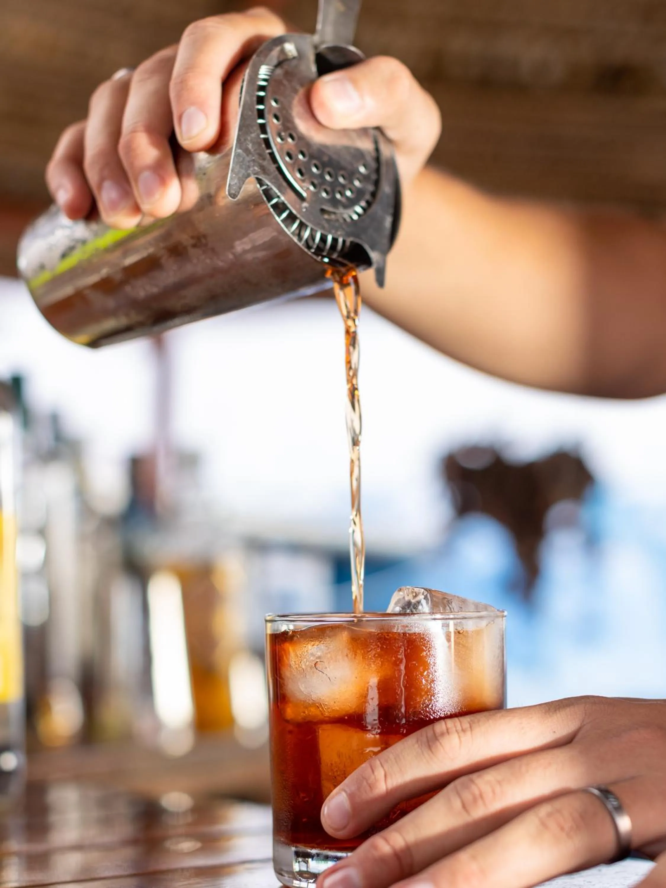 Drinks in Los Gavilanes Hotel