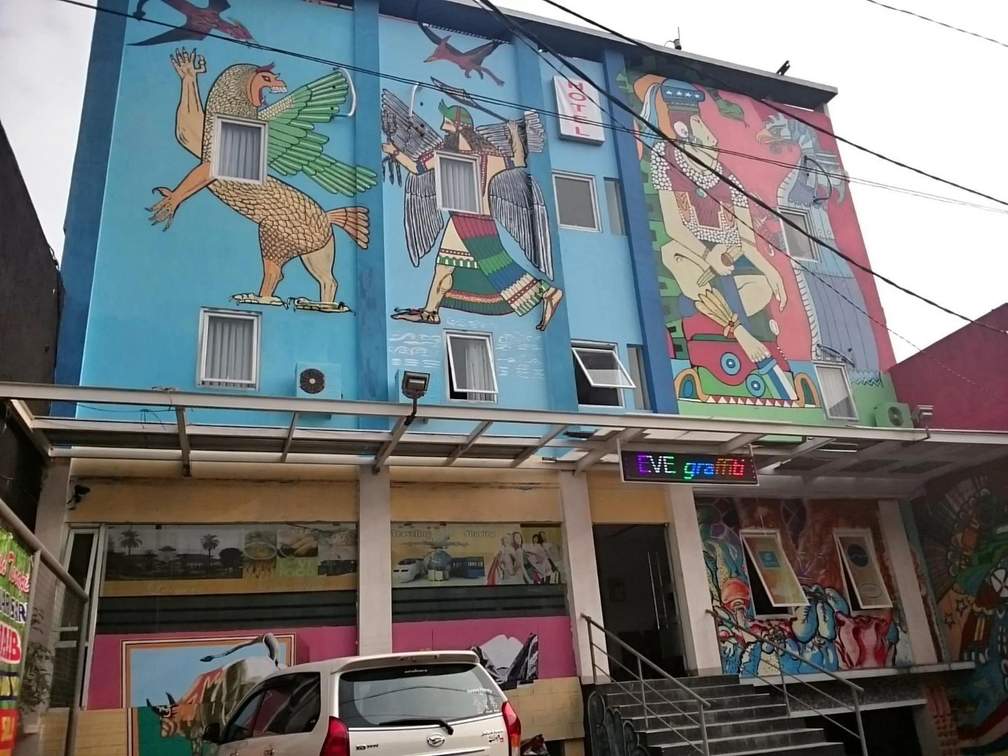 Bird's eye view, Property Building in Eve Hotel