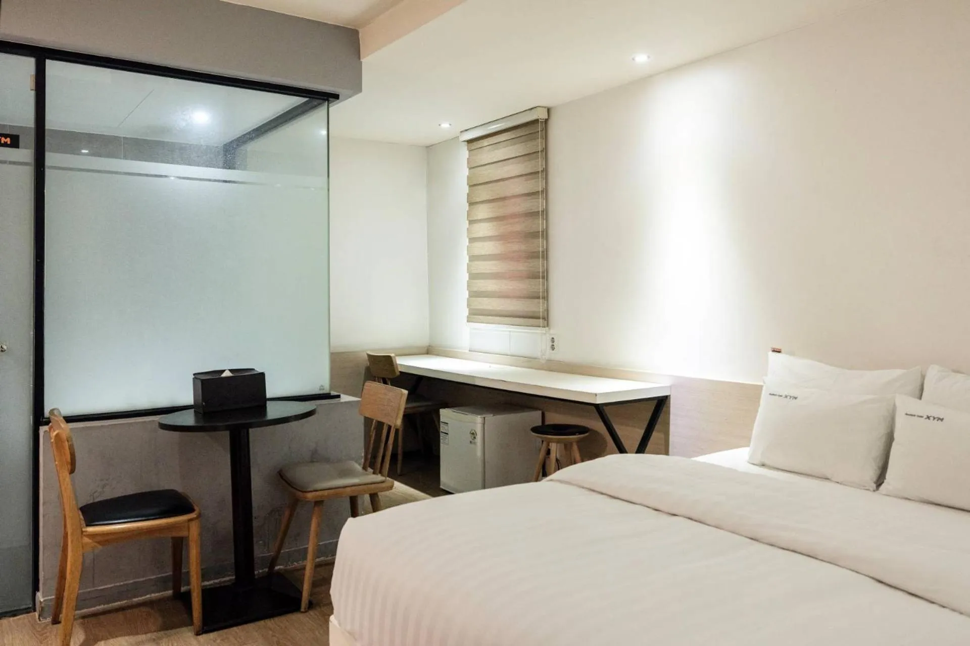 Bed in XYM Hotel Icheon