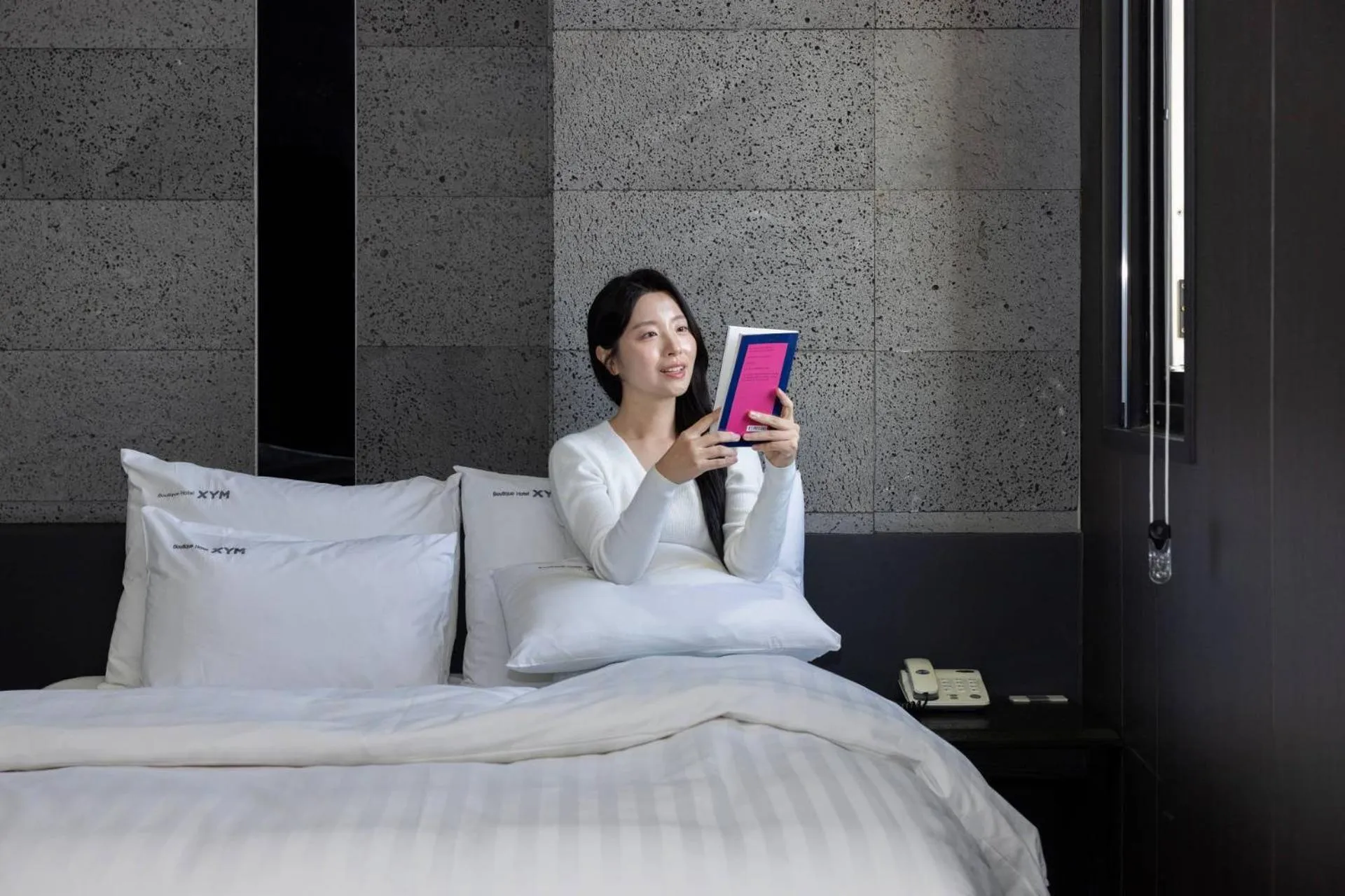 Bed in XYM Hotel Icheon