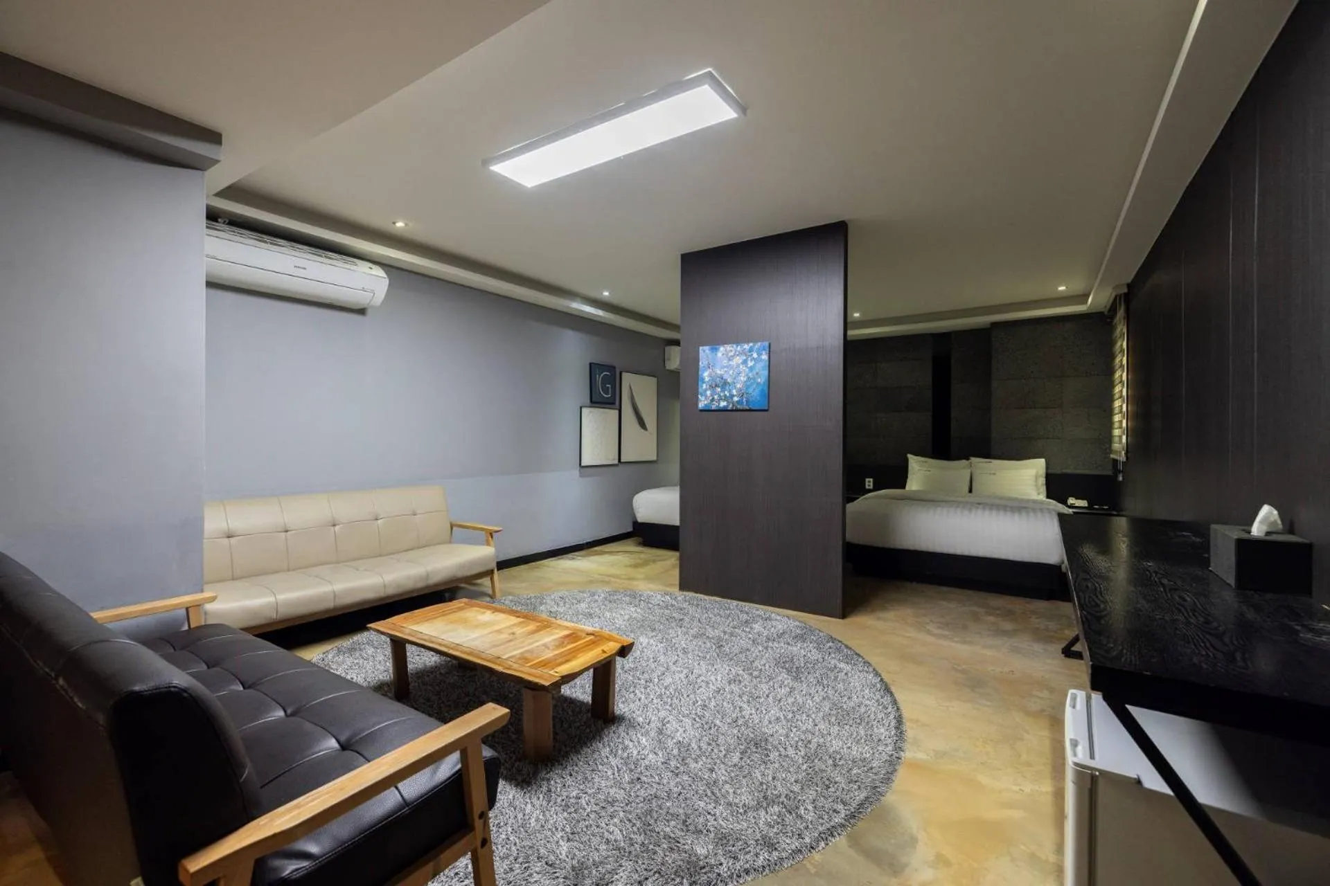 Bed in XYM Hotel Icheon