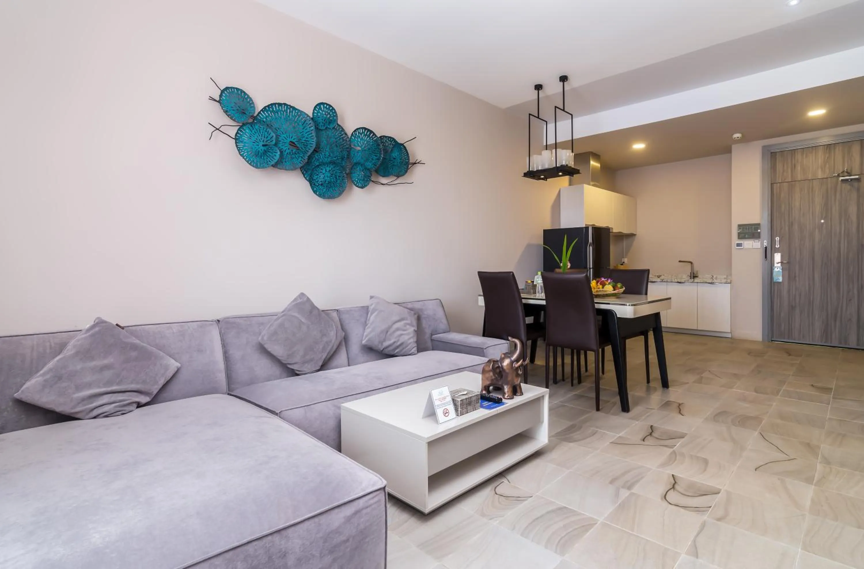 Seating area in Damrei Angkor Hotel