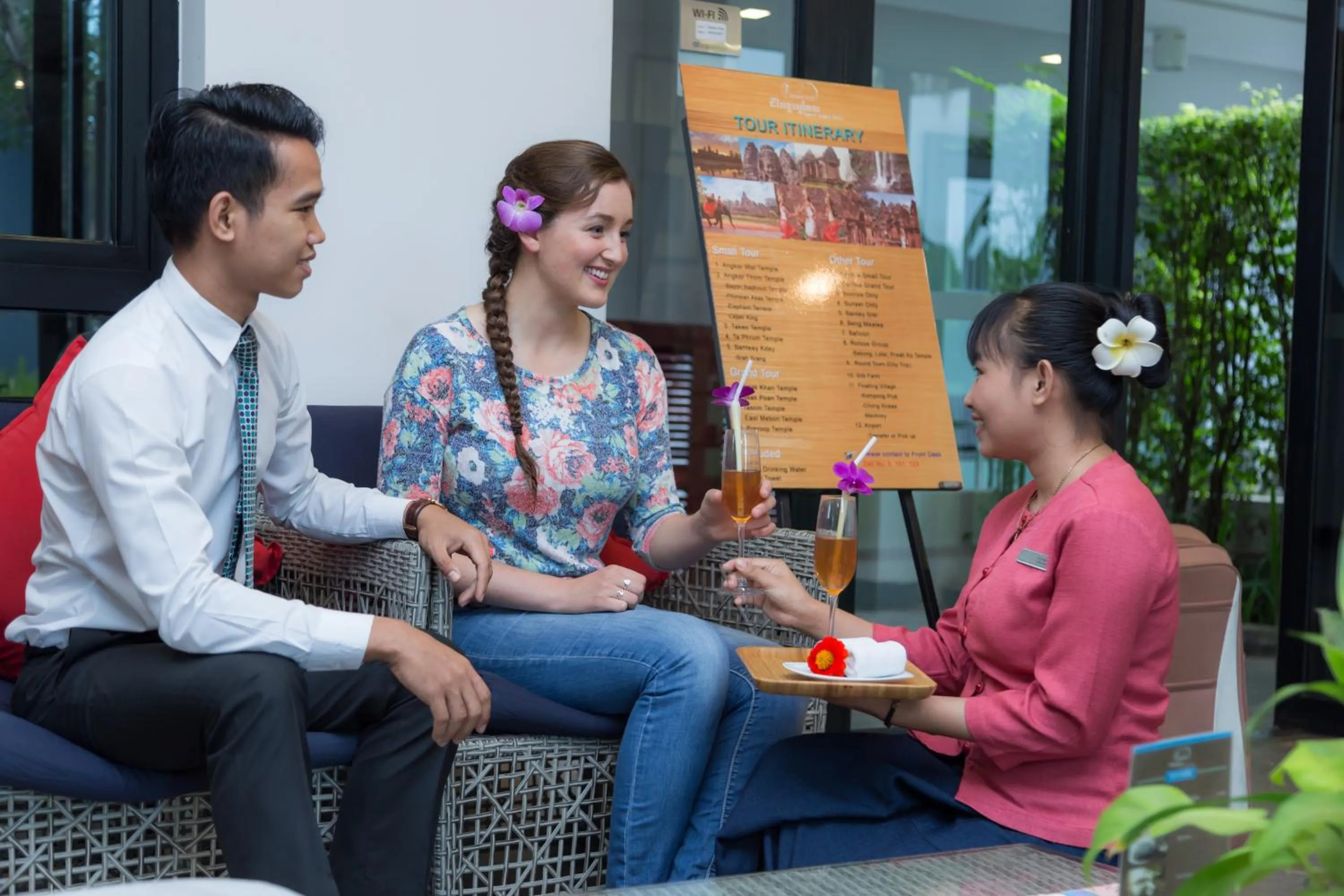 Area and facilities in Damrei Angkor Hotel