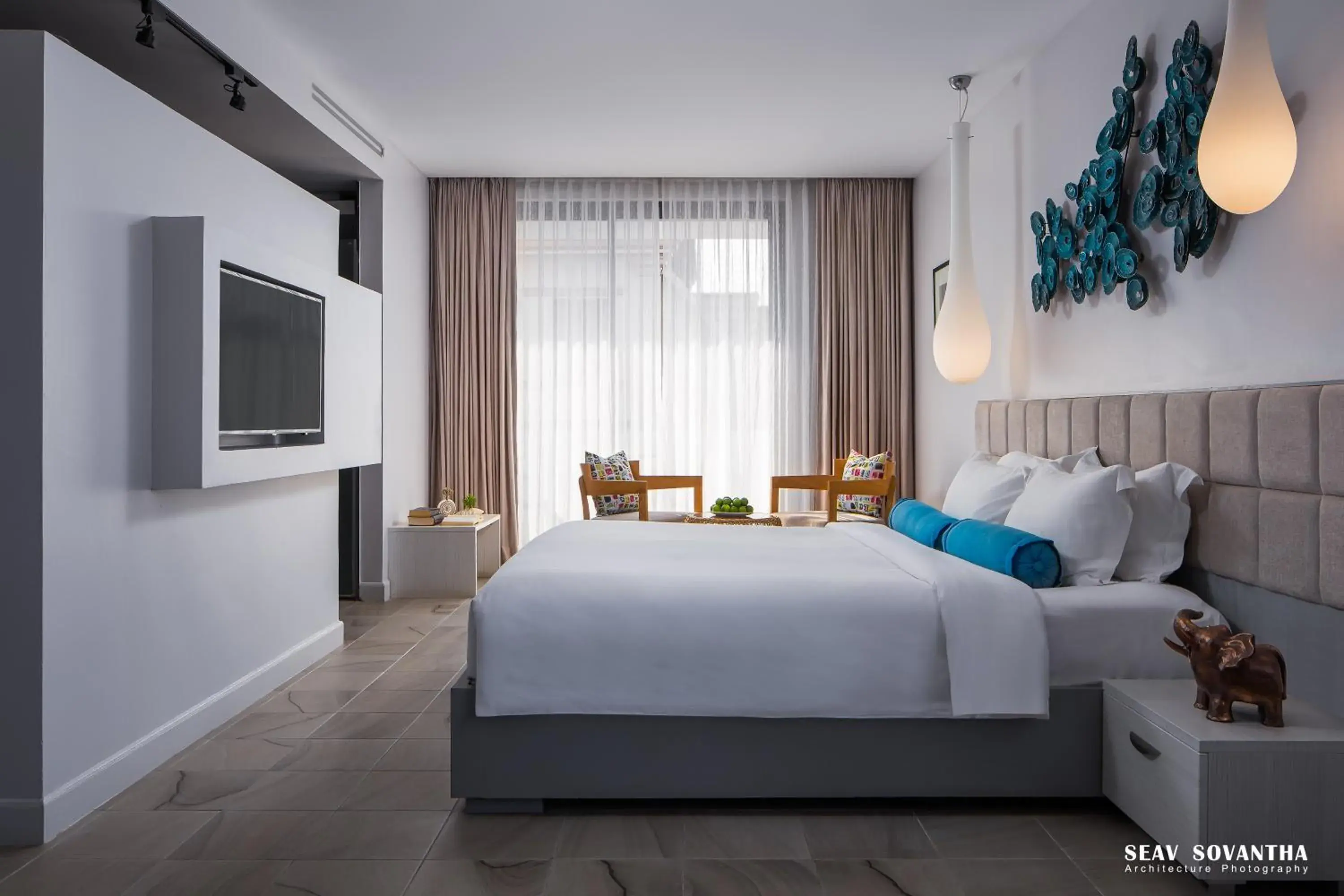 Photo of the whole room, Bed in Damrei Angkor Hotel Photo of the whole room, Bed in Damrei Angkor Hotel