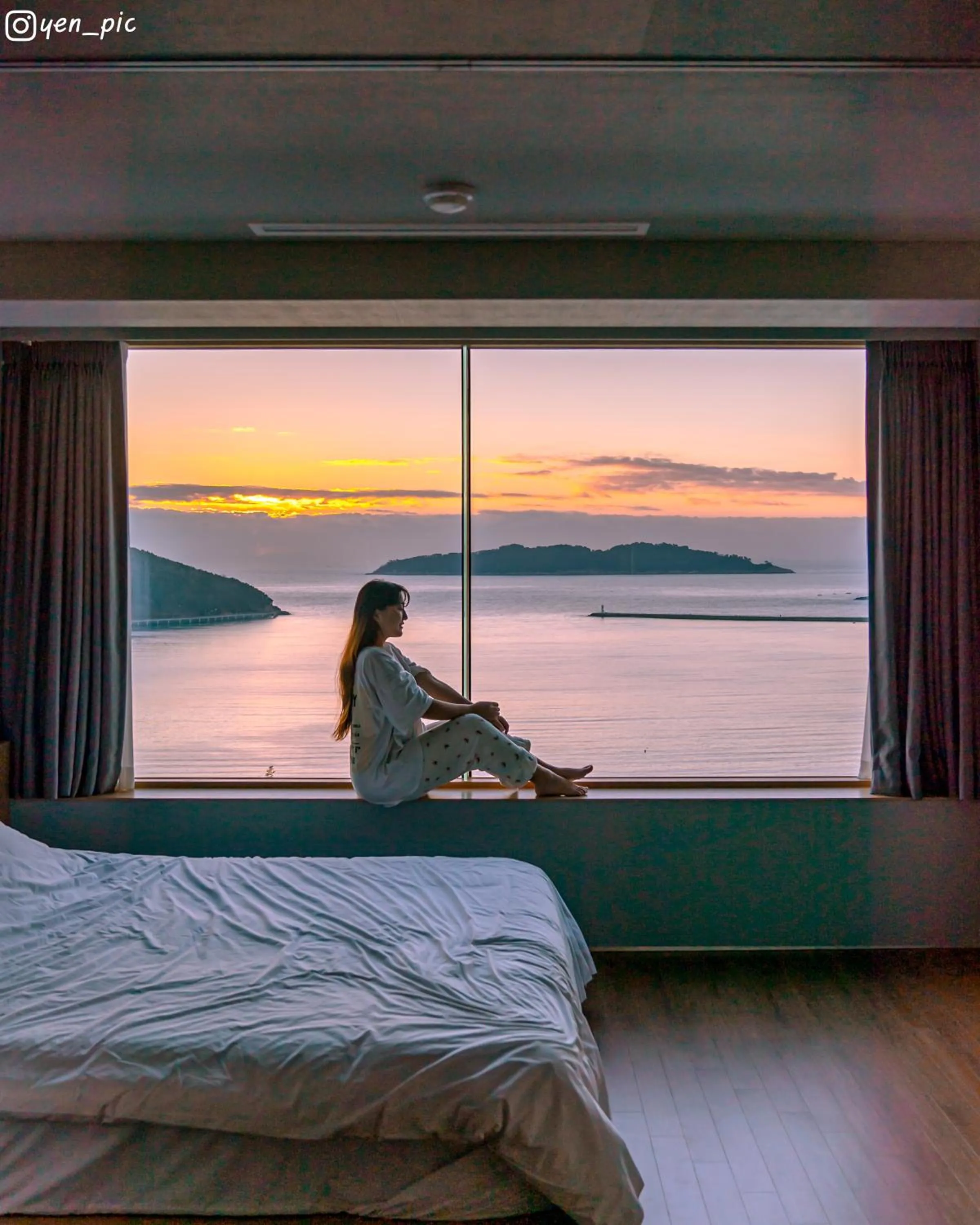 Bed in Hotel SANG SANG & Private SANG SANG POOL VILLA