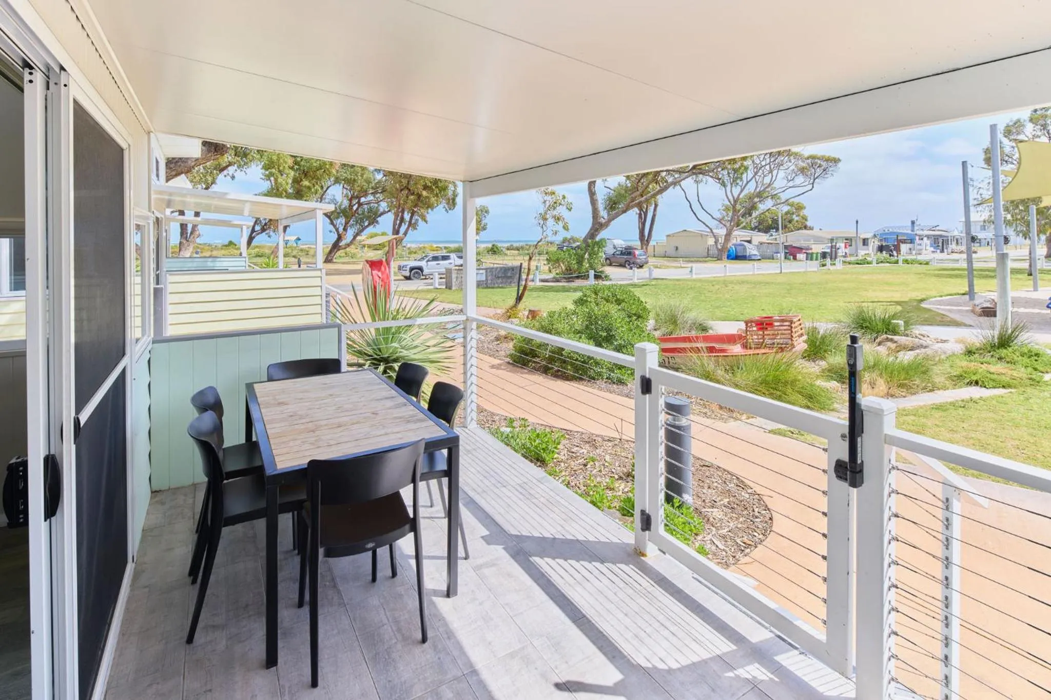 Patio in RAC Cervantes Holiday Park