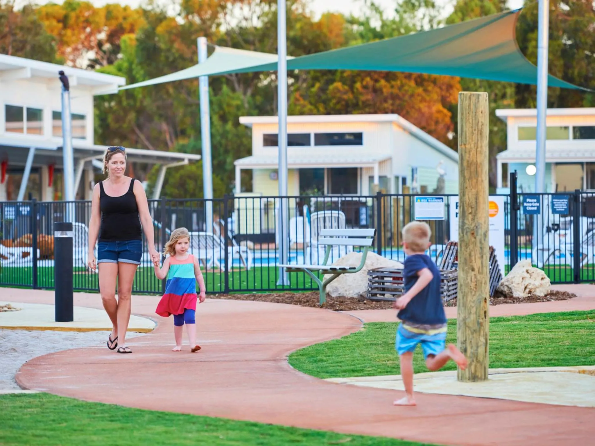 Garden in RAC Cervantes Holiday Park