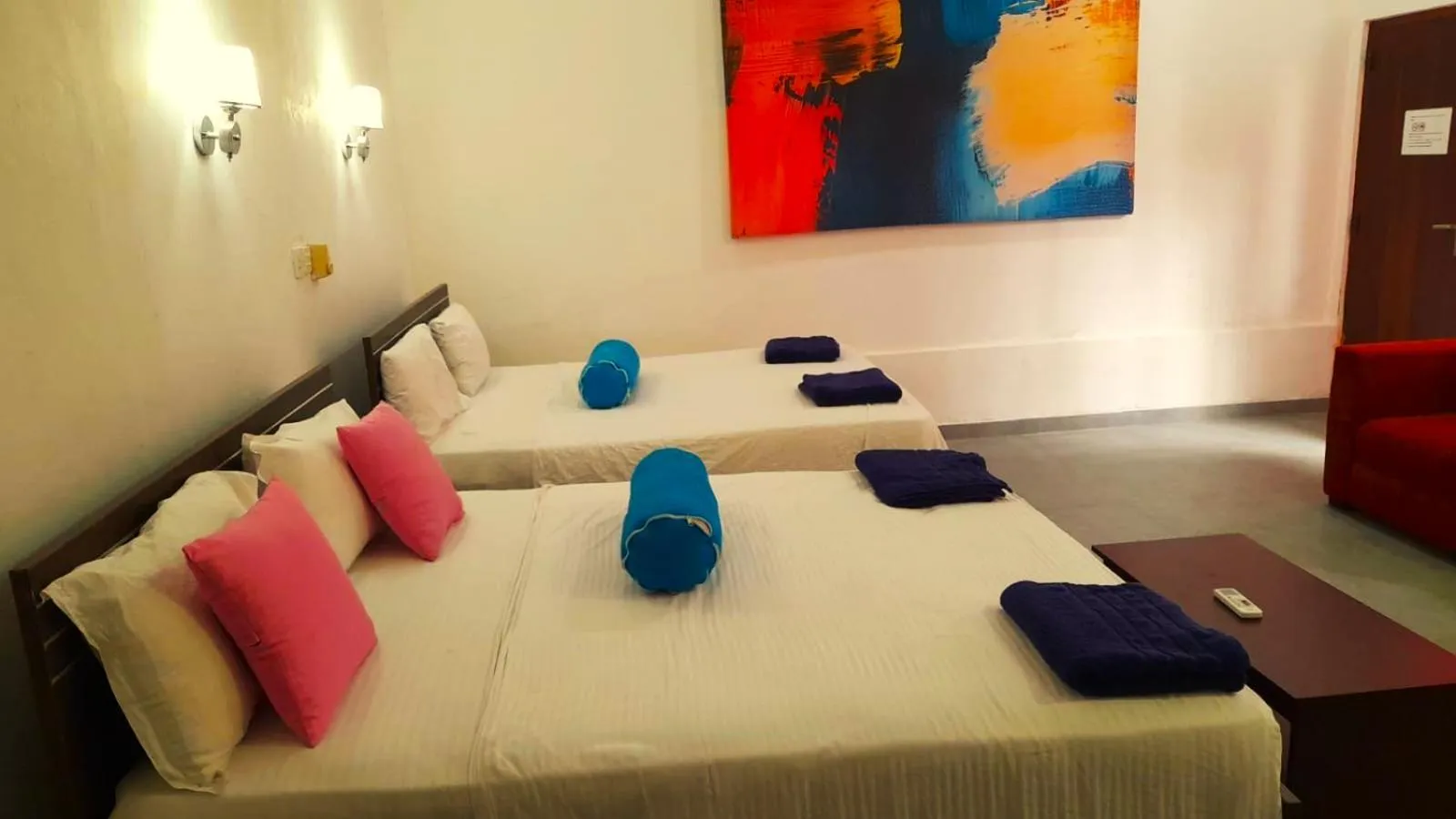 Bed in Sea Breeze Hotel