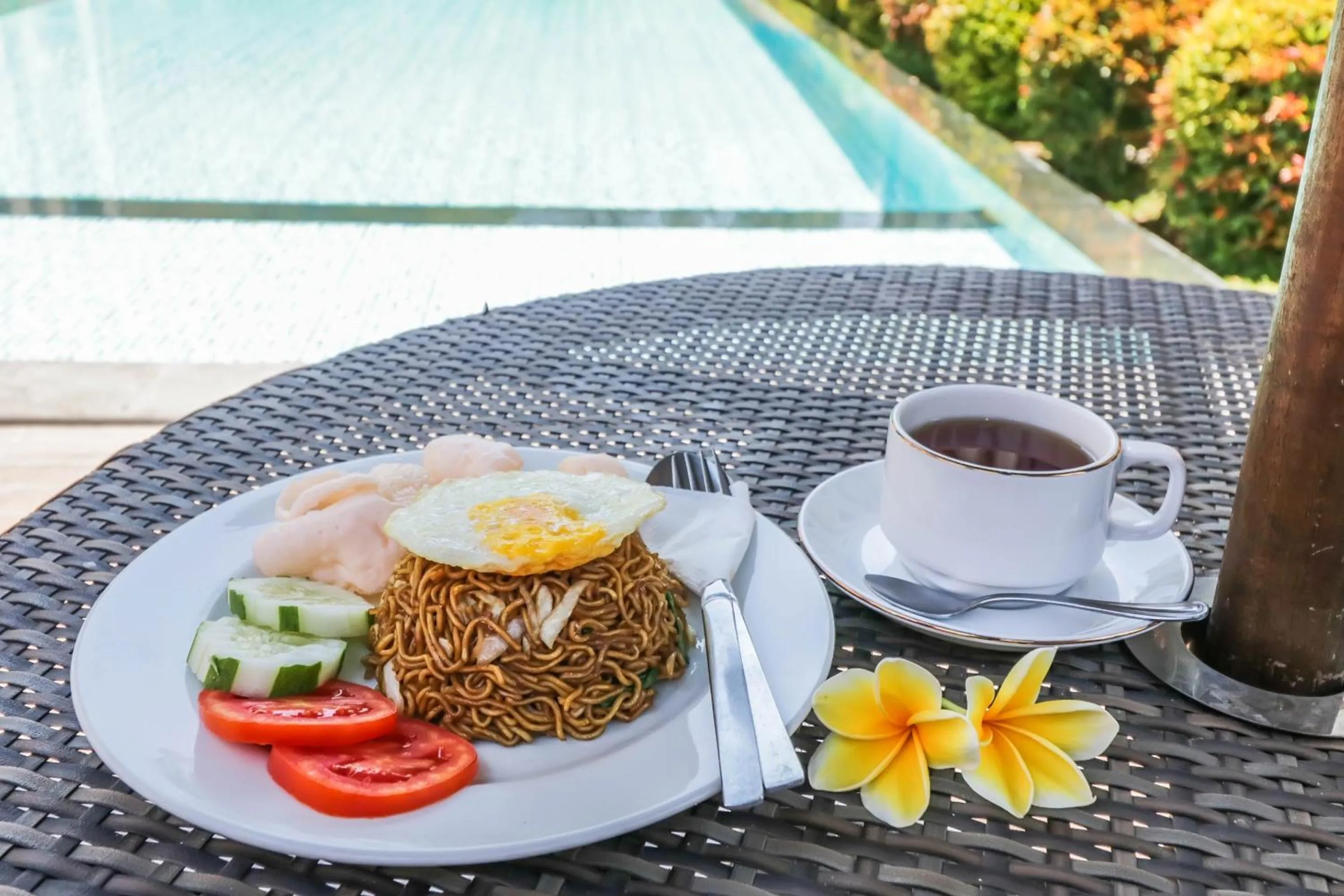 Breakfast in Grand Senggigi Hotel