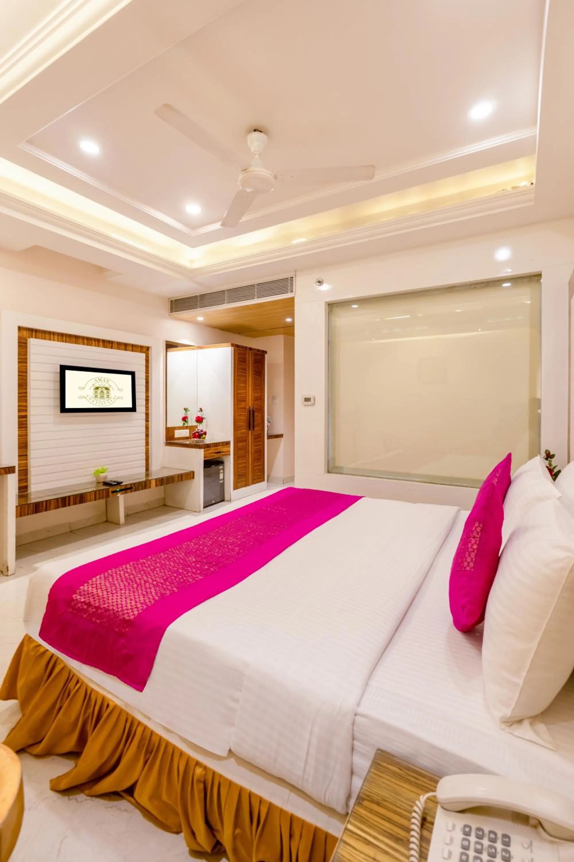 Bed in Aman Continental With Restaurant - 5Mins from Connaught Place ,Railway Station & Metro