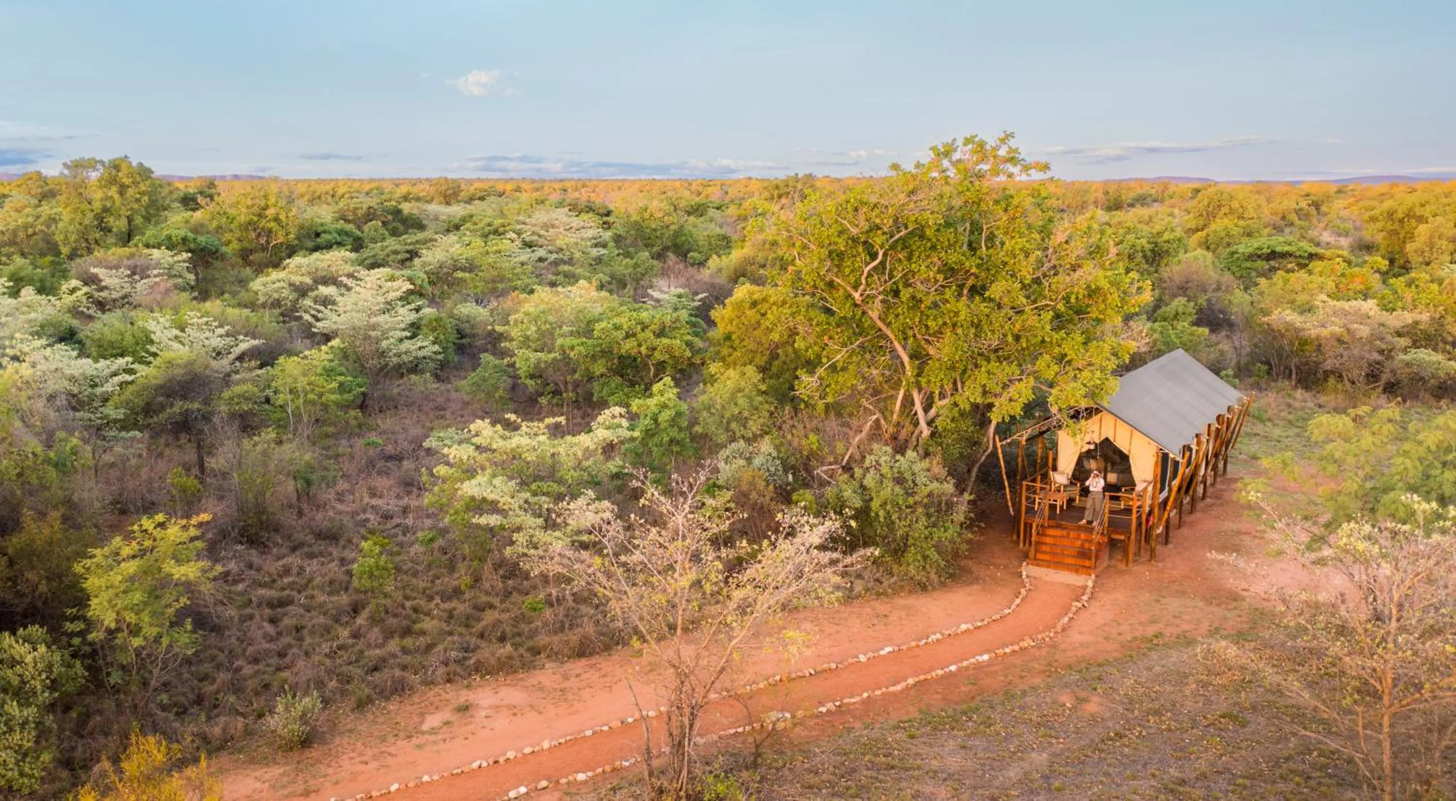 Natural landscape in Kwafubesi Tented Safari Camp