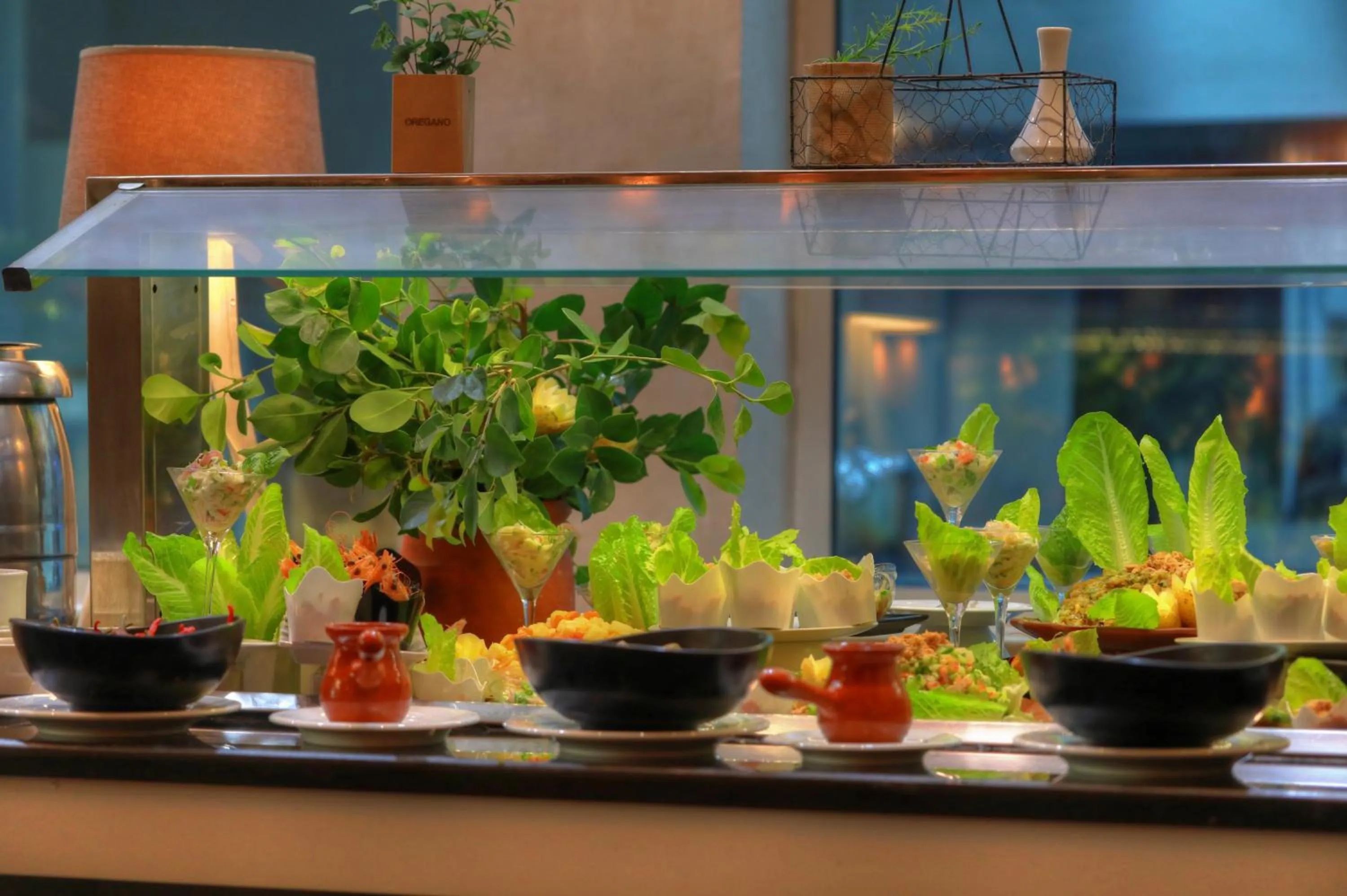 Buffet breakfast in Hotel Lac Leman, LES BERGES DU LAC