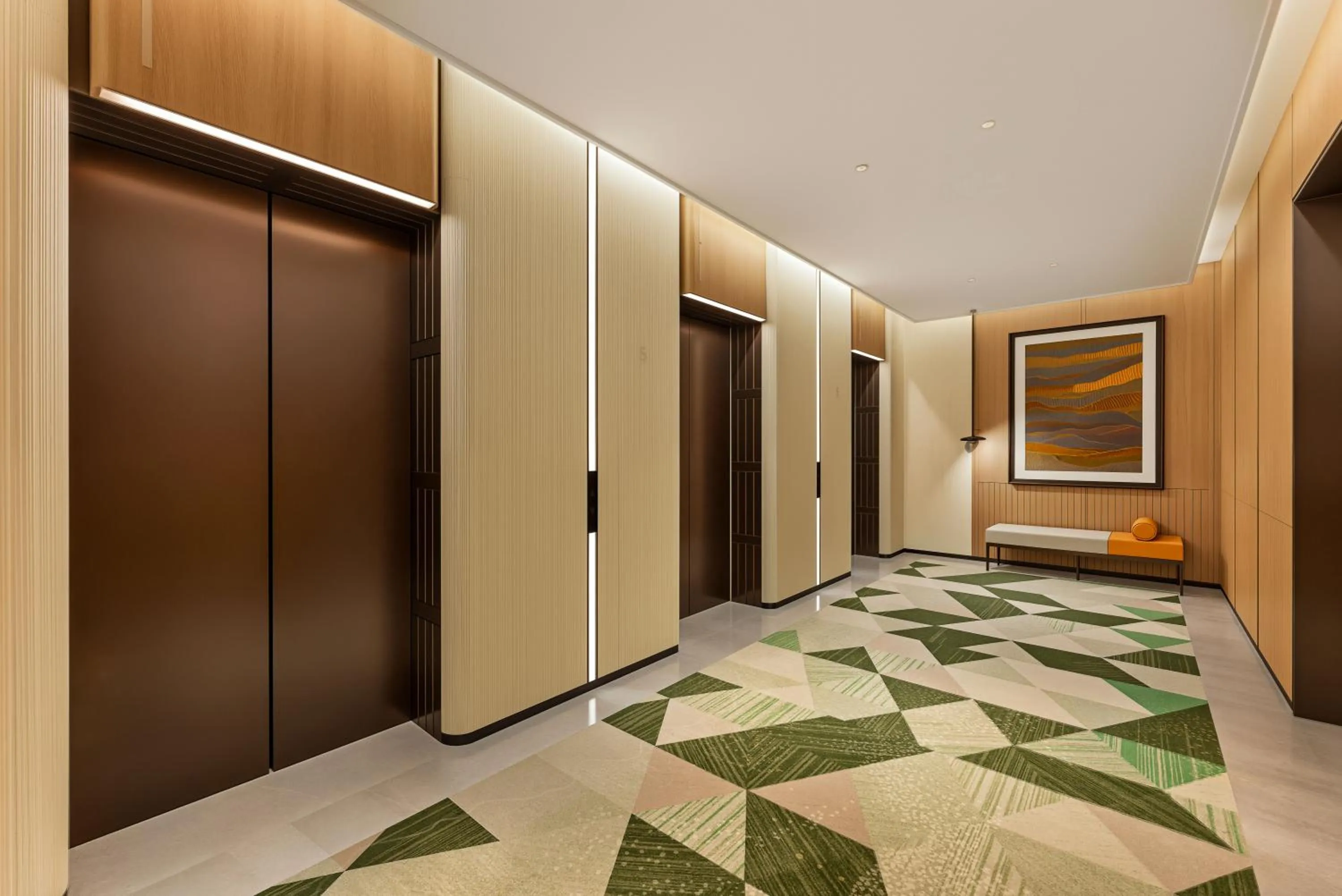 elevator in Holiday Inn Ningde Jiaocheng by IHG