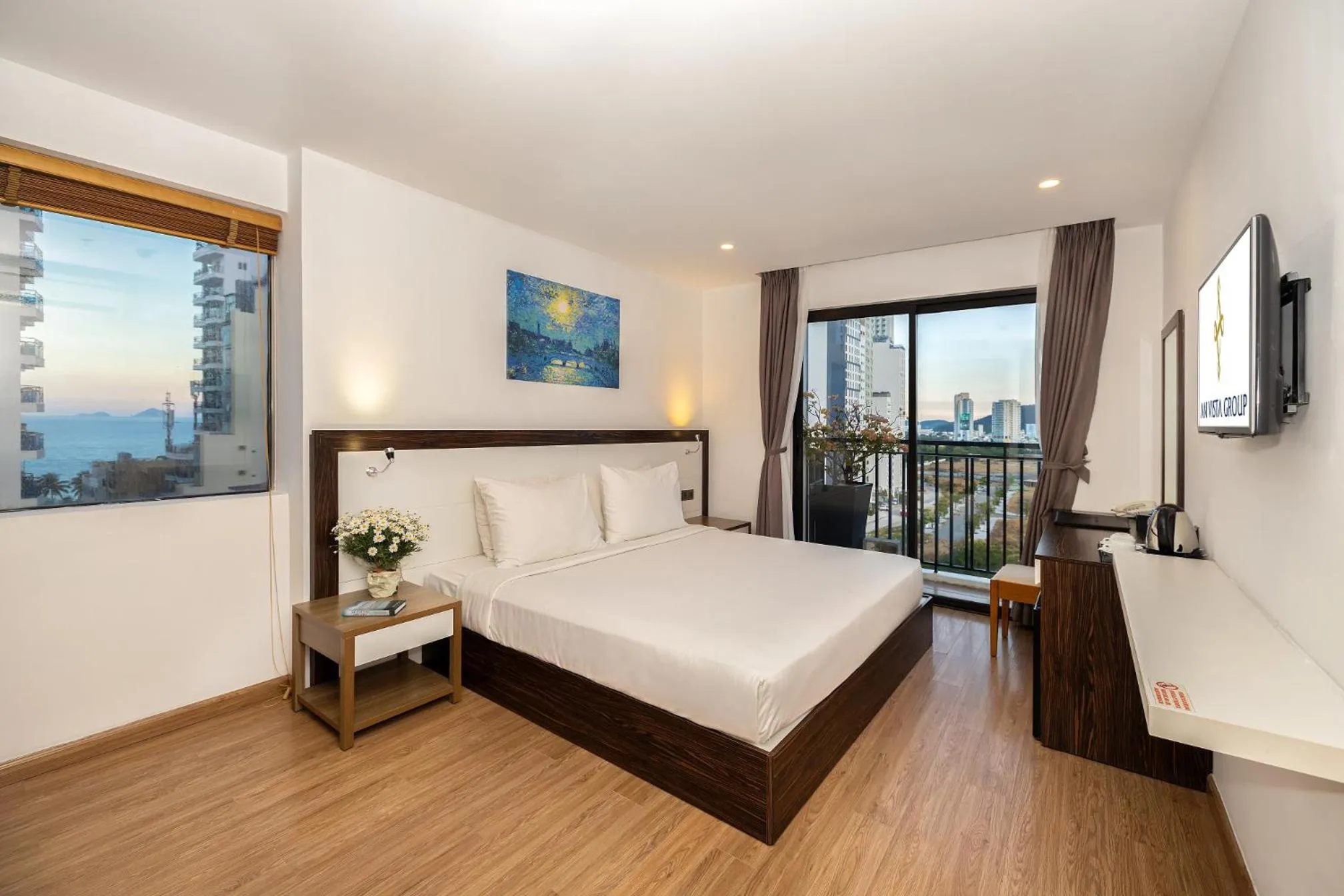 Bedroom, Bed in An Vista Hotel