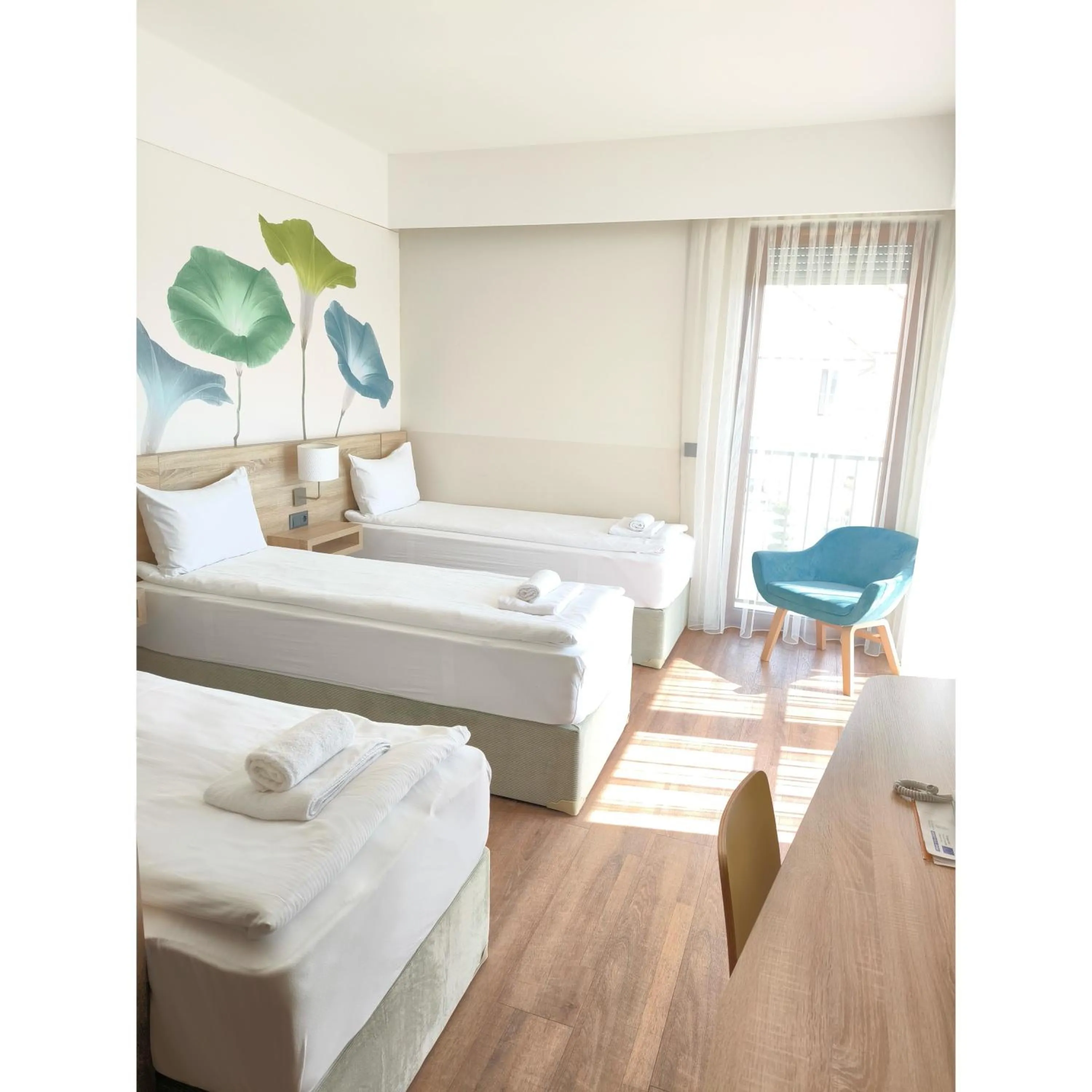 Bed in Family-Hotel